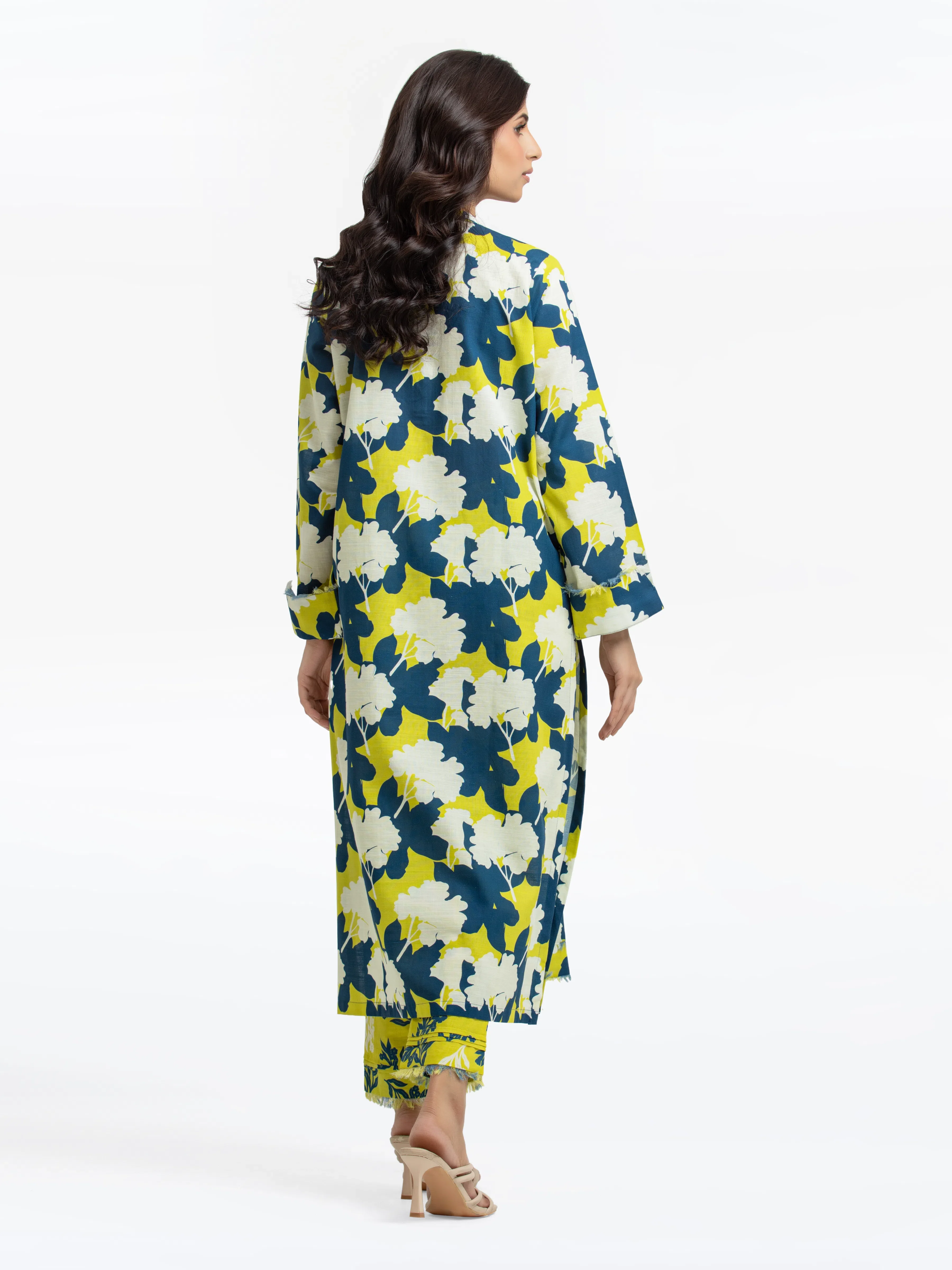 Printed Khaddar Shirt Trouser - EWTKP24-81389ST - Image 4
