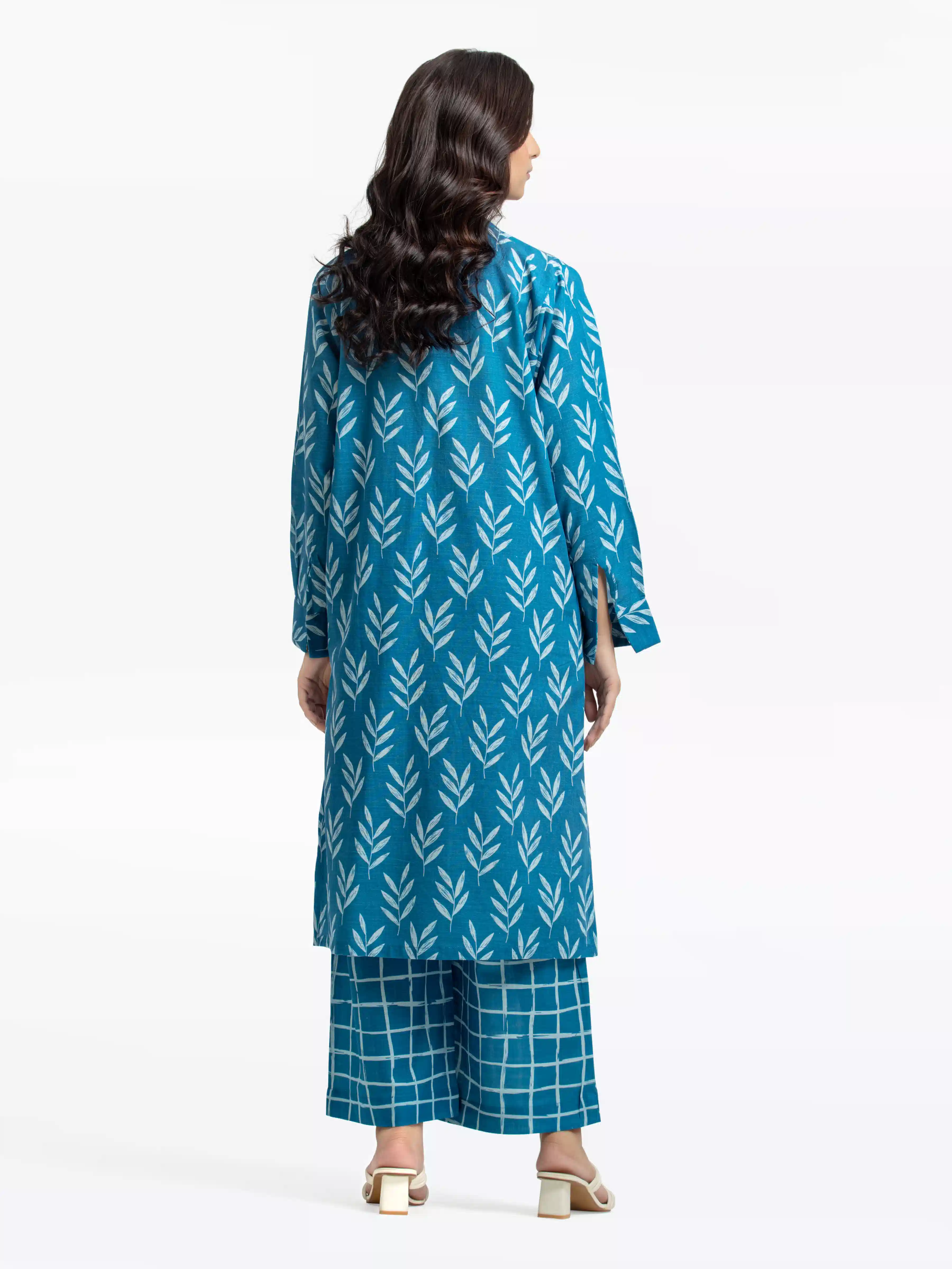 Printed Khaddar Shirt Trouser - EWTKP24-81391ST - Image 4