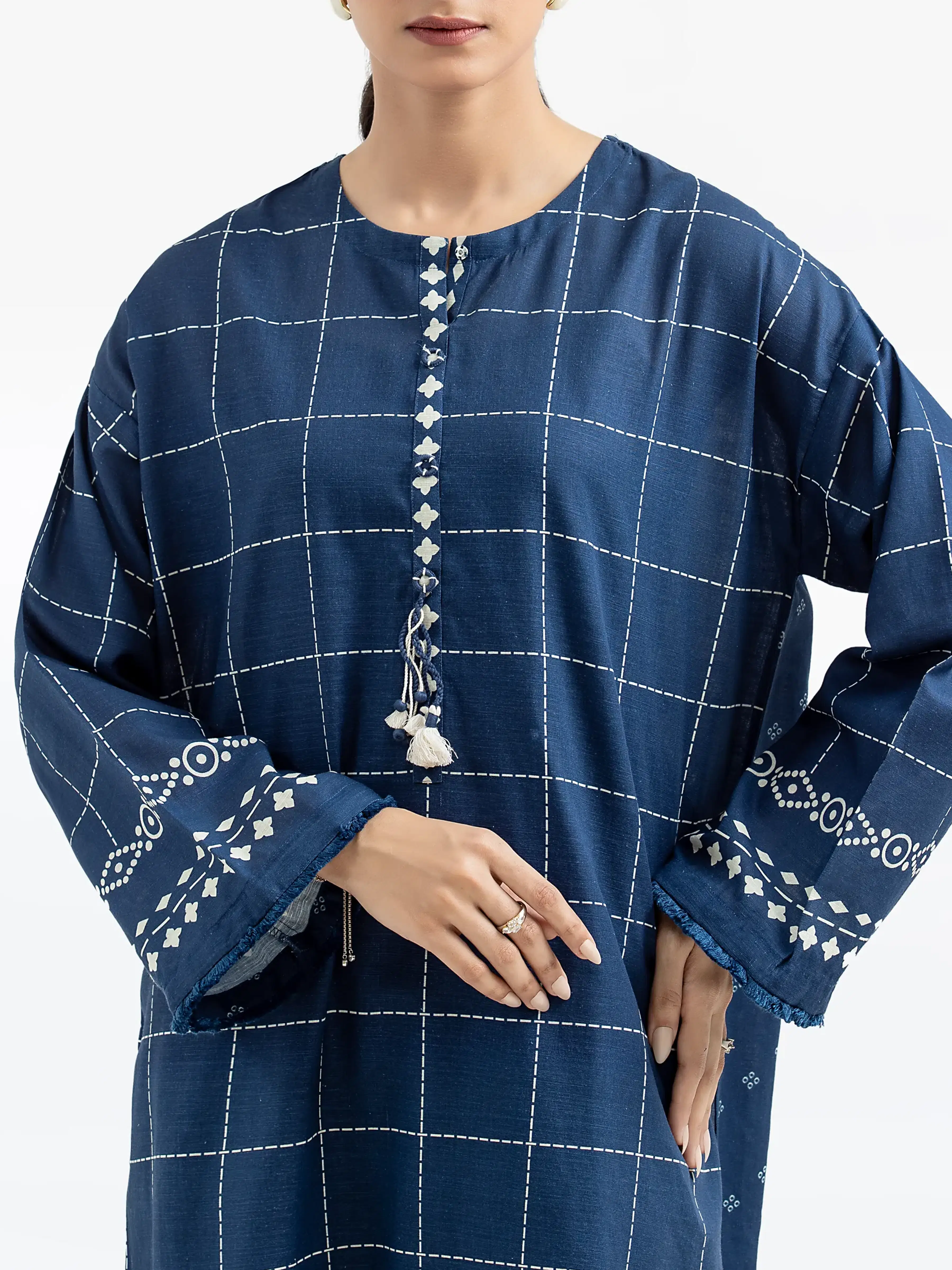 Printed Khaddar Shirt Trouser - EWTKP24-81395ST - Image 2