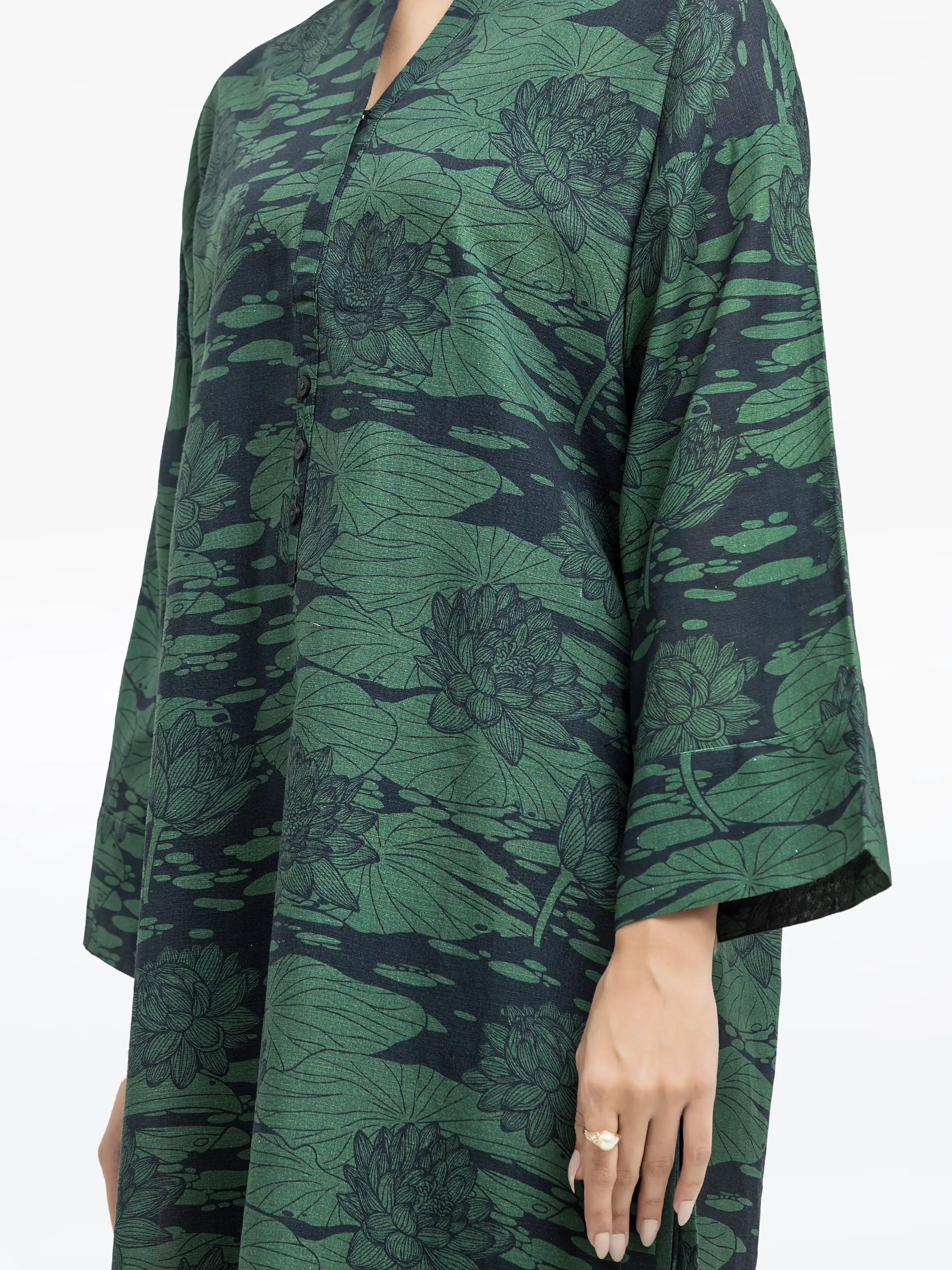 Printed Khaddar Shirt Trouser - EWTKP24-81409ST - Image 3