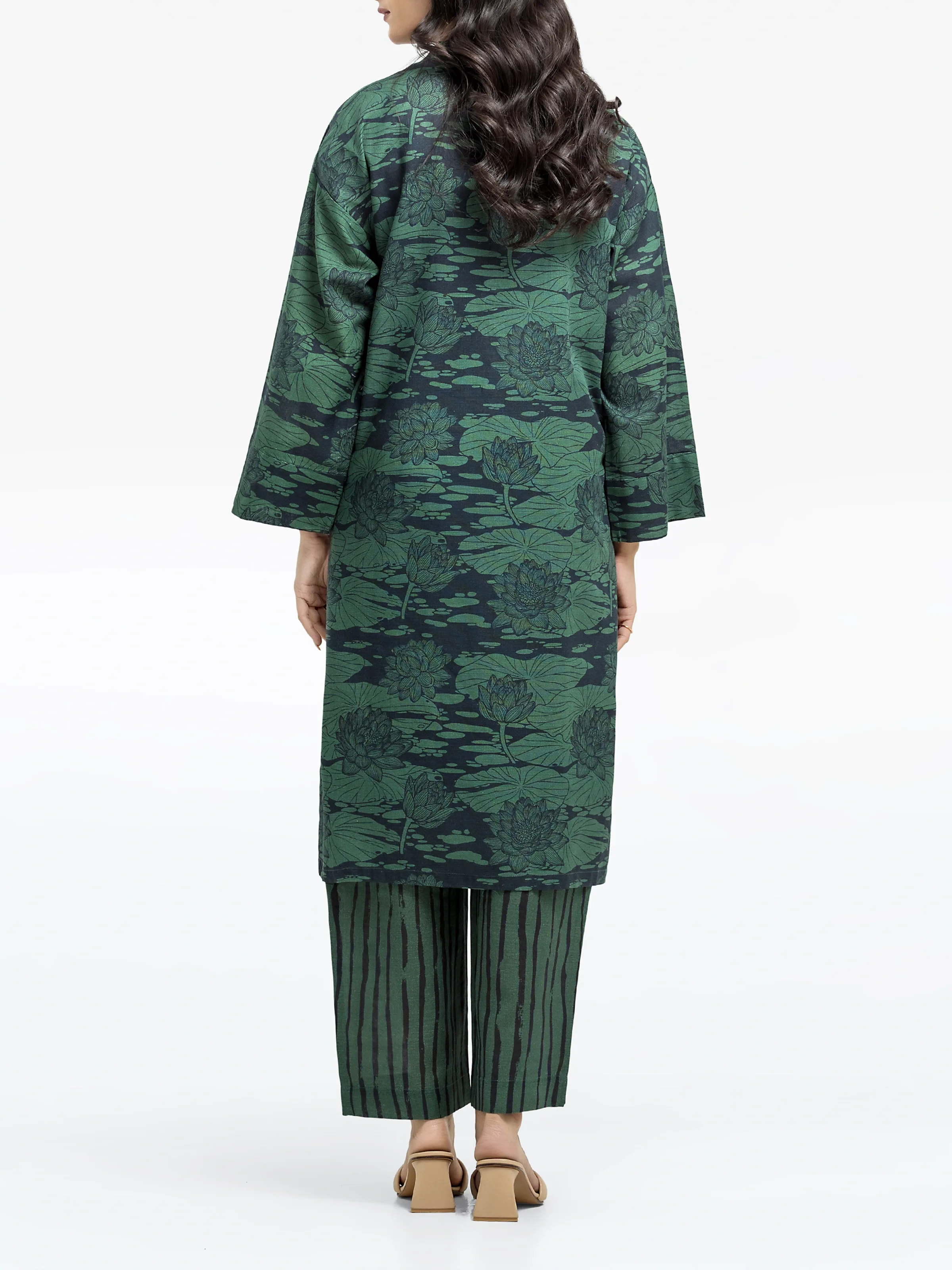Printed Khaddar Shirt Trouser - EWTKP24-81409ST - Image 5
