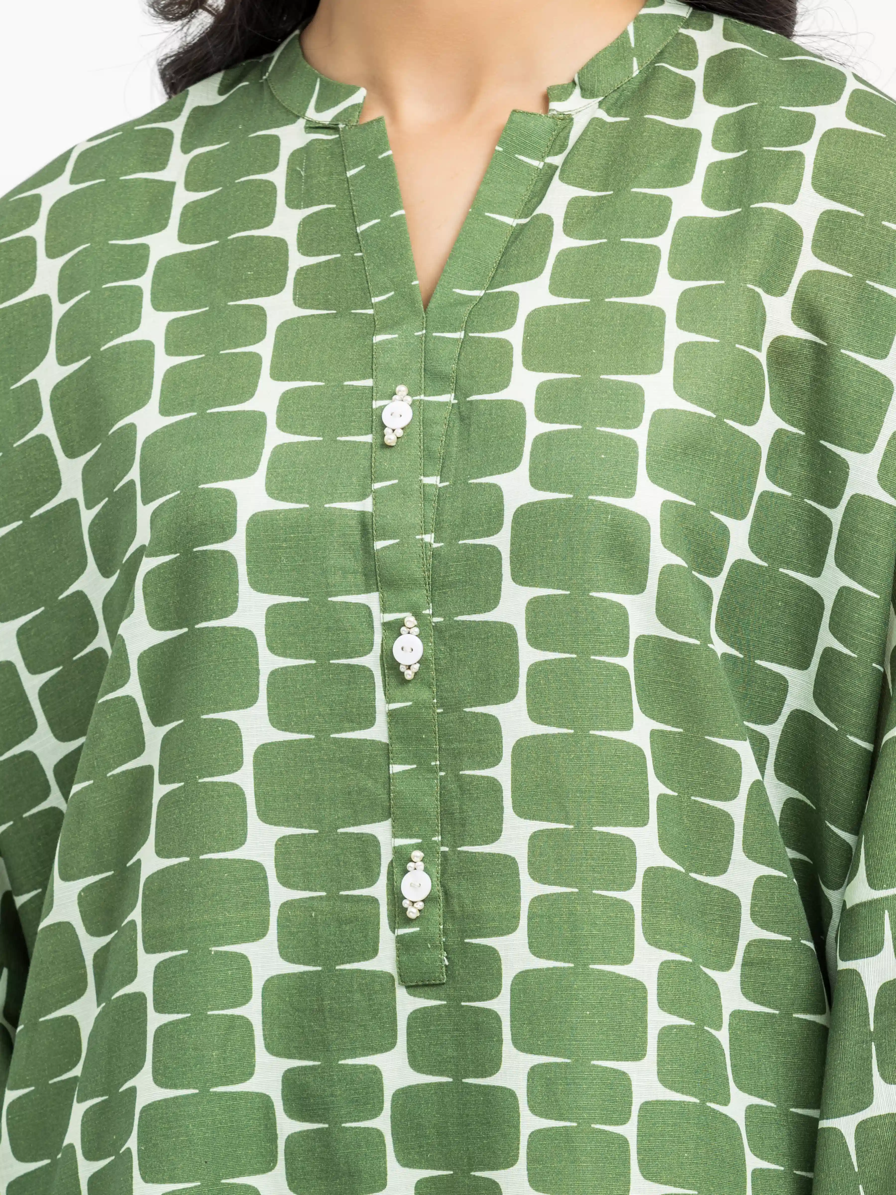 Printed Khaddar Co-Ord Set - EWTKP24-81412ST - Image 3
