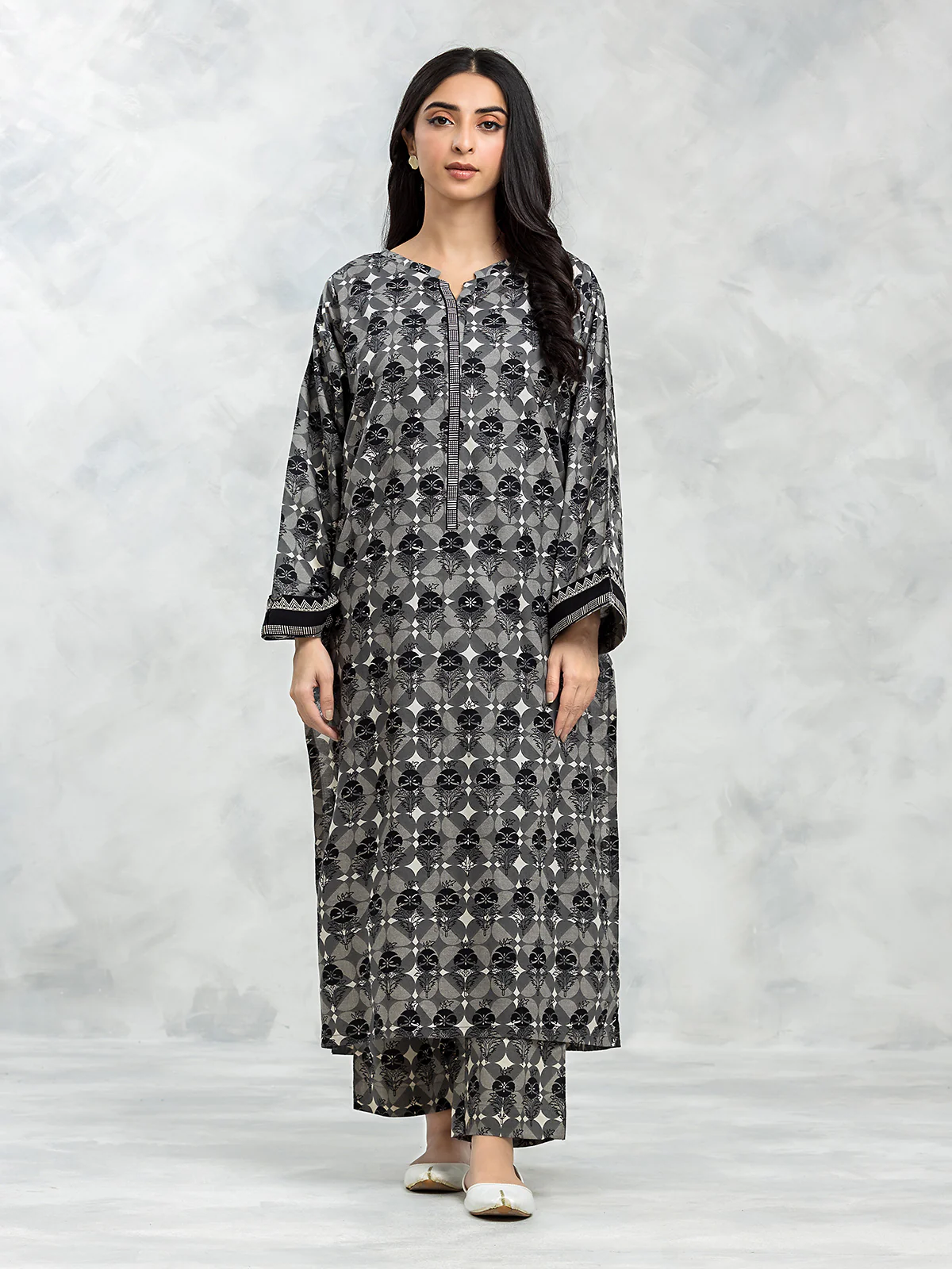 Printed Lawn Shirt Trouser - EWTKP24-68865ST