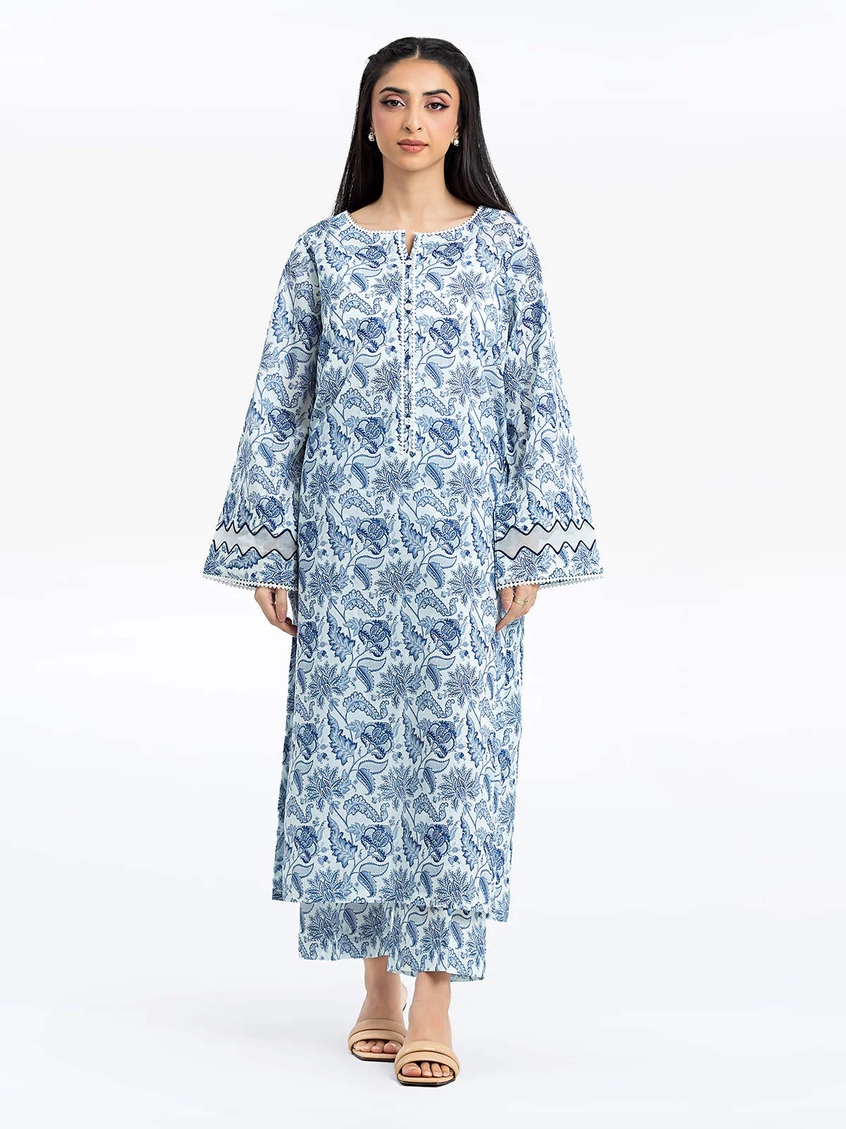 Printed Lawn Co-Ord Set - EWTKP24-81130ST