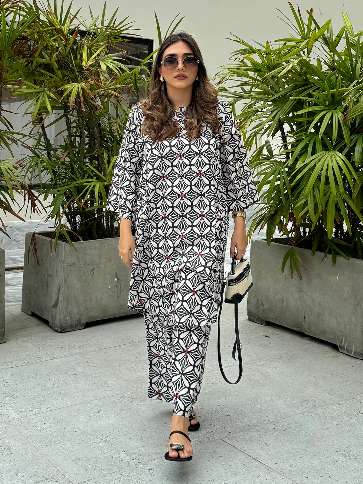 Printed Lawn Co-Ord Set - EWTKP24-81145ST