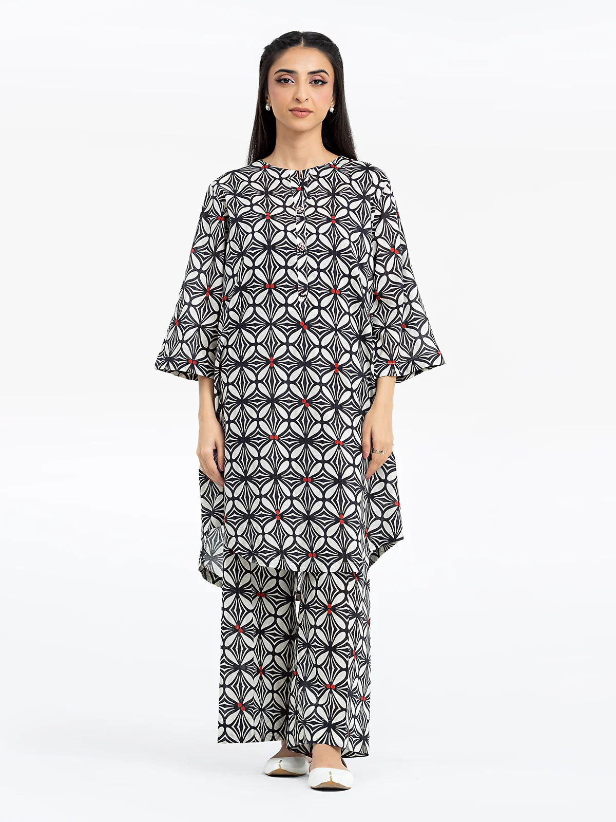 Printed Lawn Co-Ord Set - EWTKP24-81145ST - Image 2