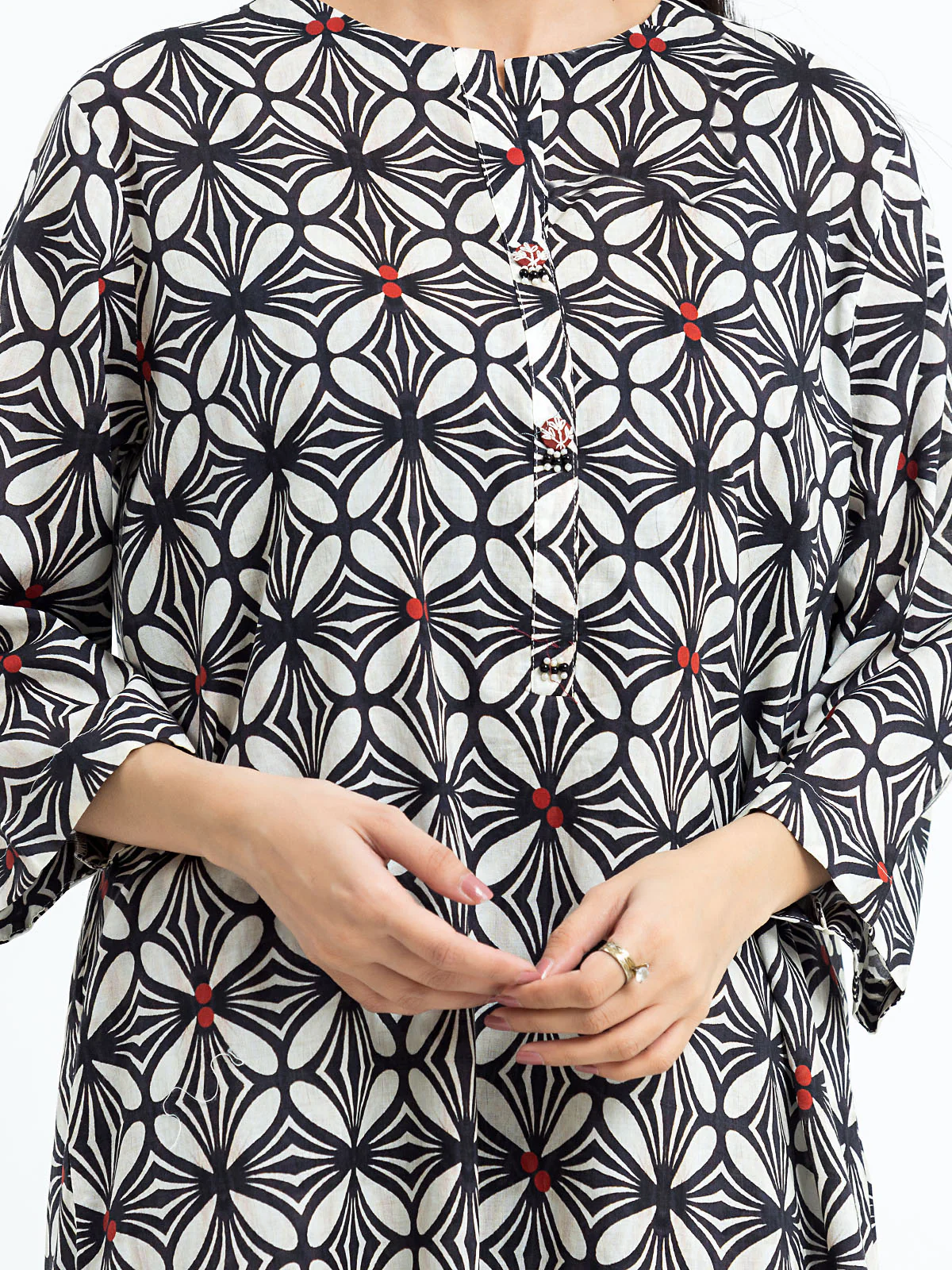 Printed Lawn Co-Ord Set - EWTKP24-81145ST - Image 4