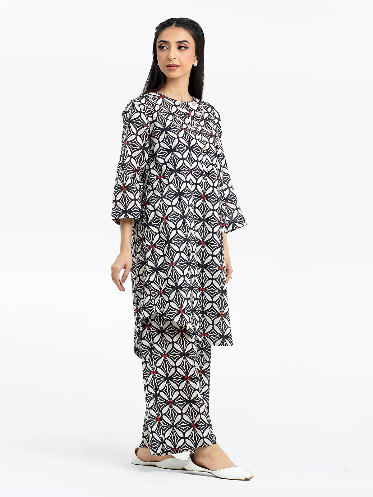 Printed Lawn Co-Ord Set - EWTKP24-81145ST - Image 6