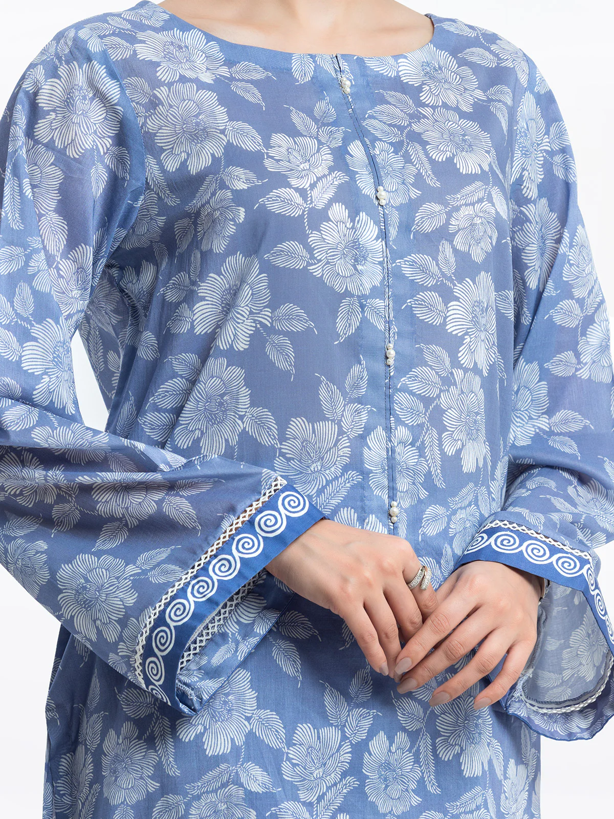 Printed Lawn Co-Ord Set - EWTKP24-81313ST - Image 3