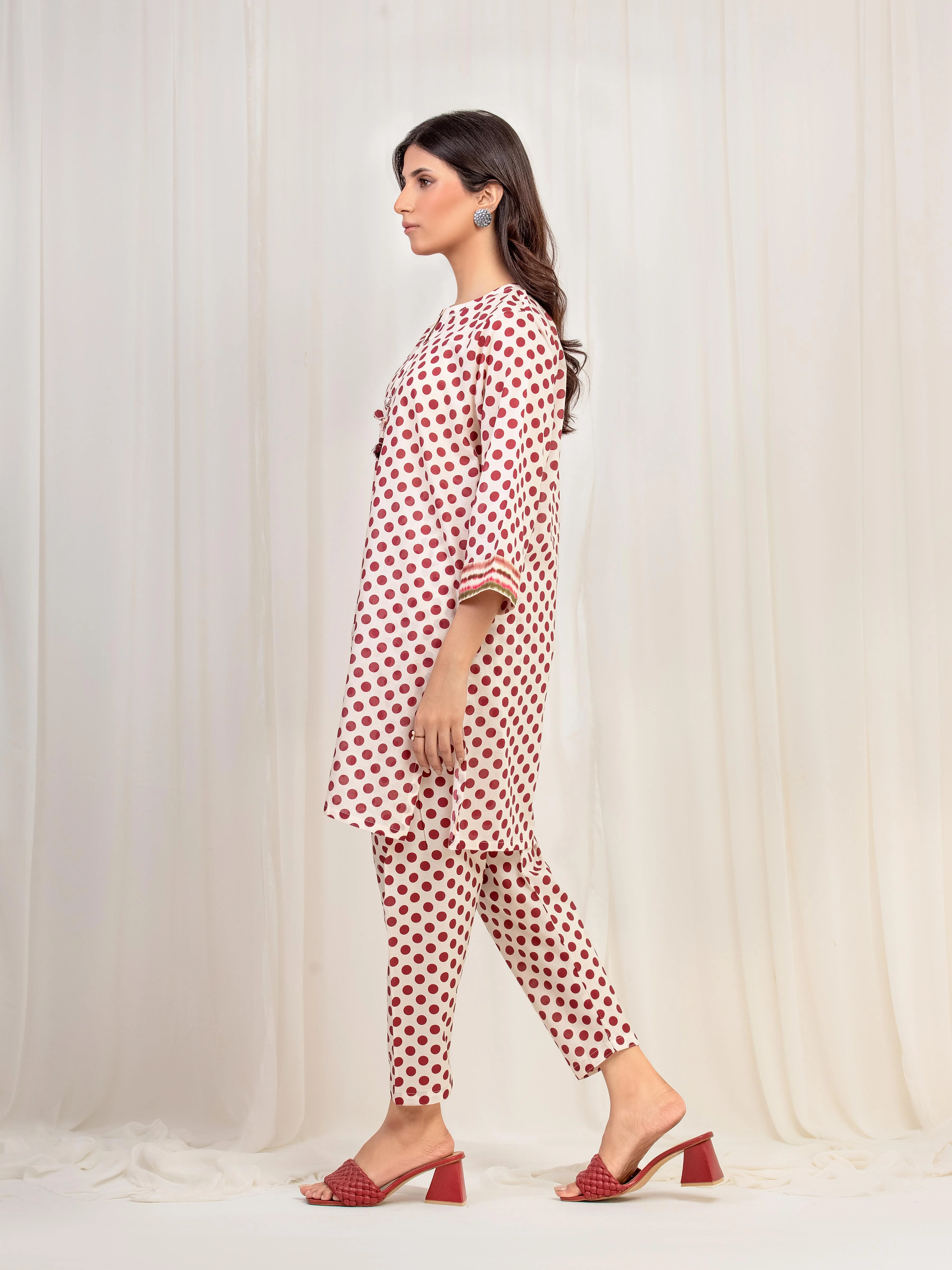 Printed Lawn Co-Ord Set - EWTKP5-81850ST - Image 4