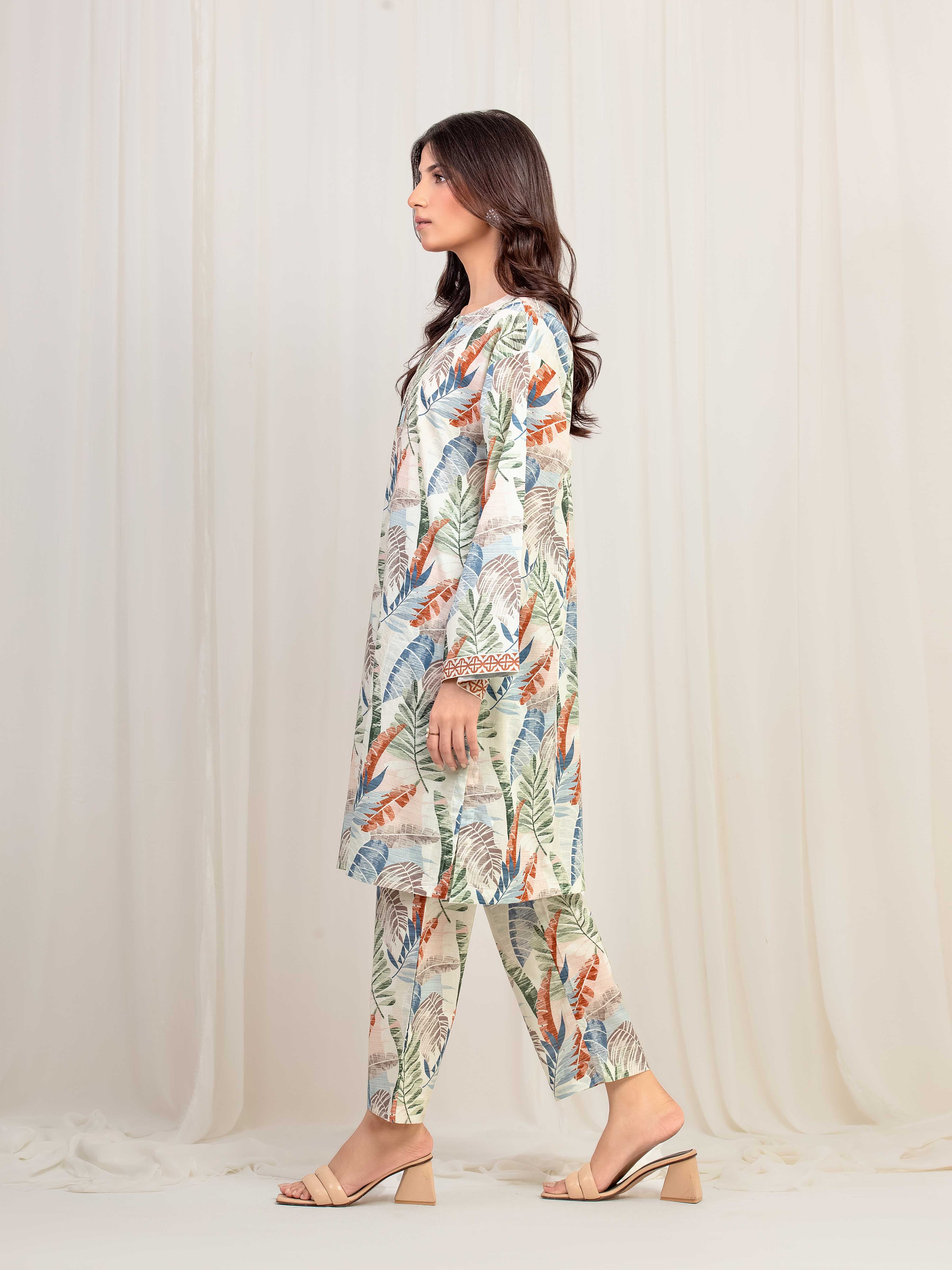 Printed Lawn Co-Ord Set - EWTKP5-81859ST - Image 5