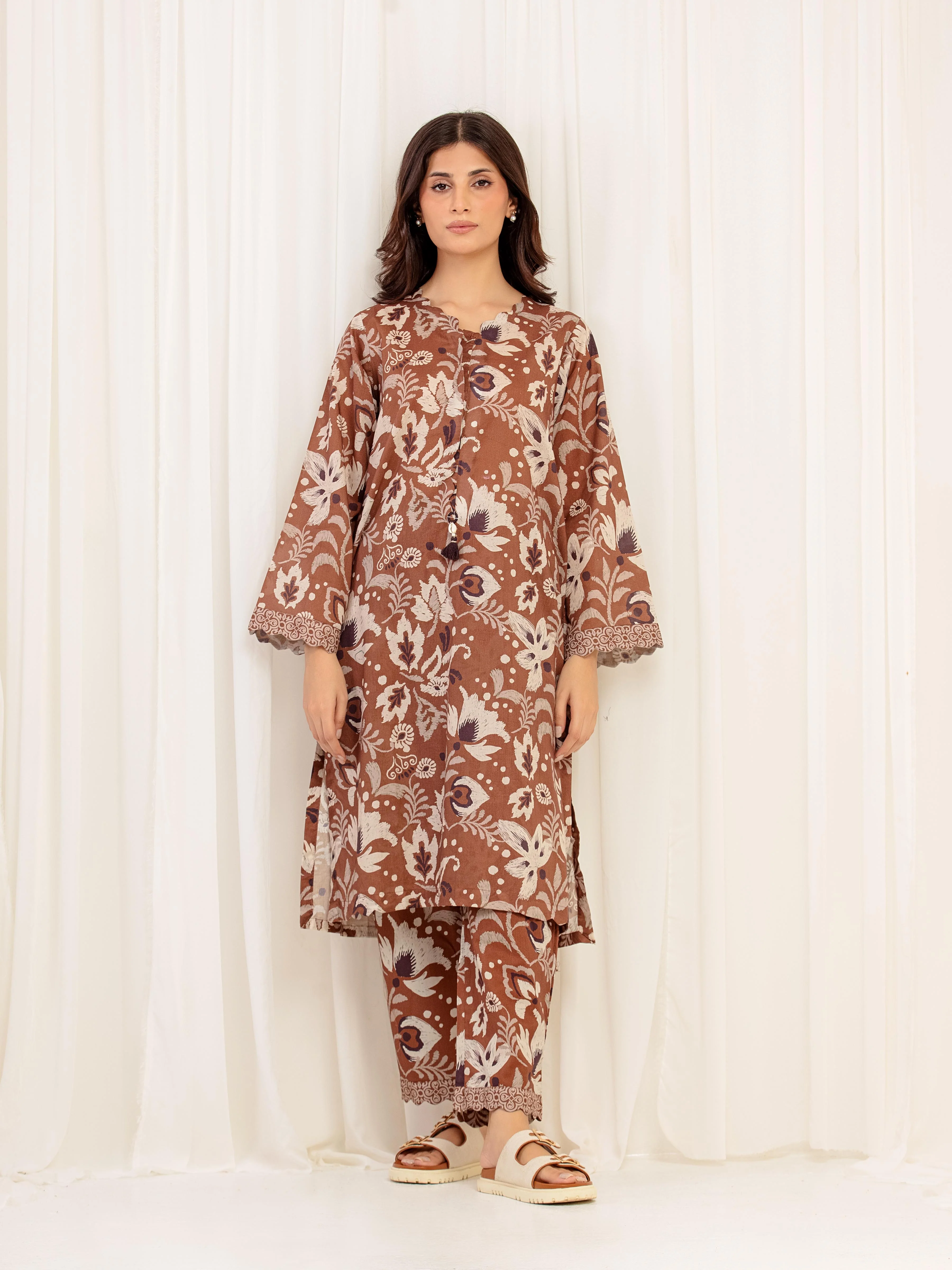 Printed Lawn Co-Ord Set - EWTKP5-81866ST