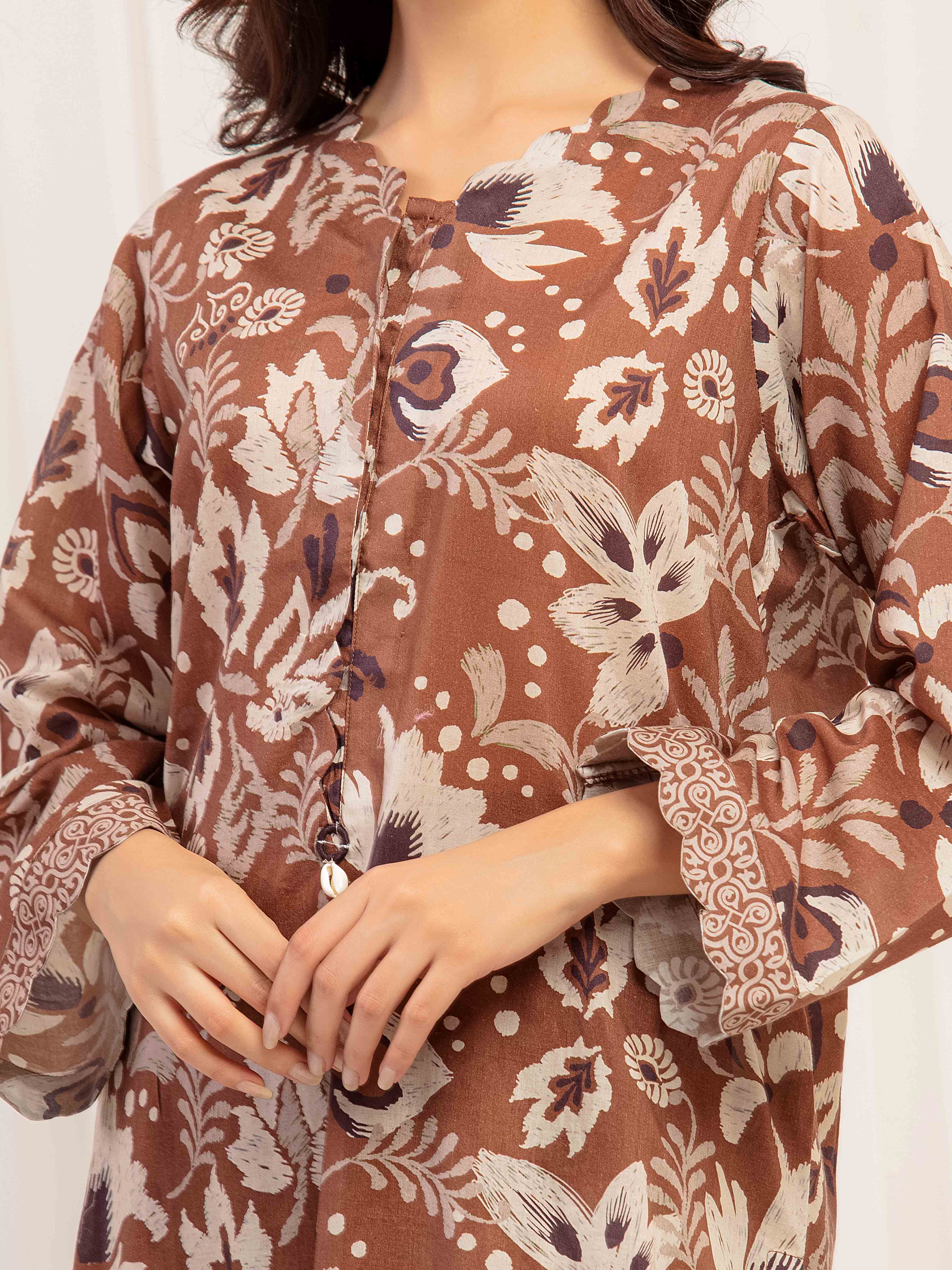 Printed Lawn Co-Ord Set - EWTKP5-81866ST - Image 3