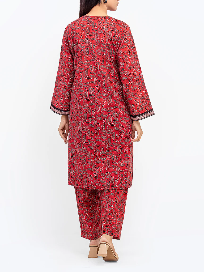 Printed Lawn Co-Ord Set - EWTKP5-81871ST - Image 6