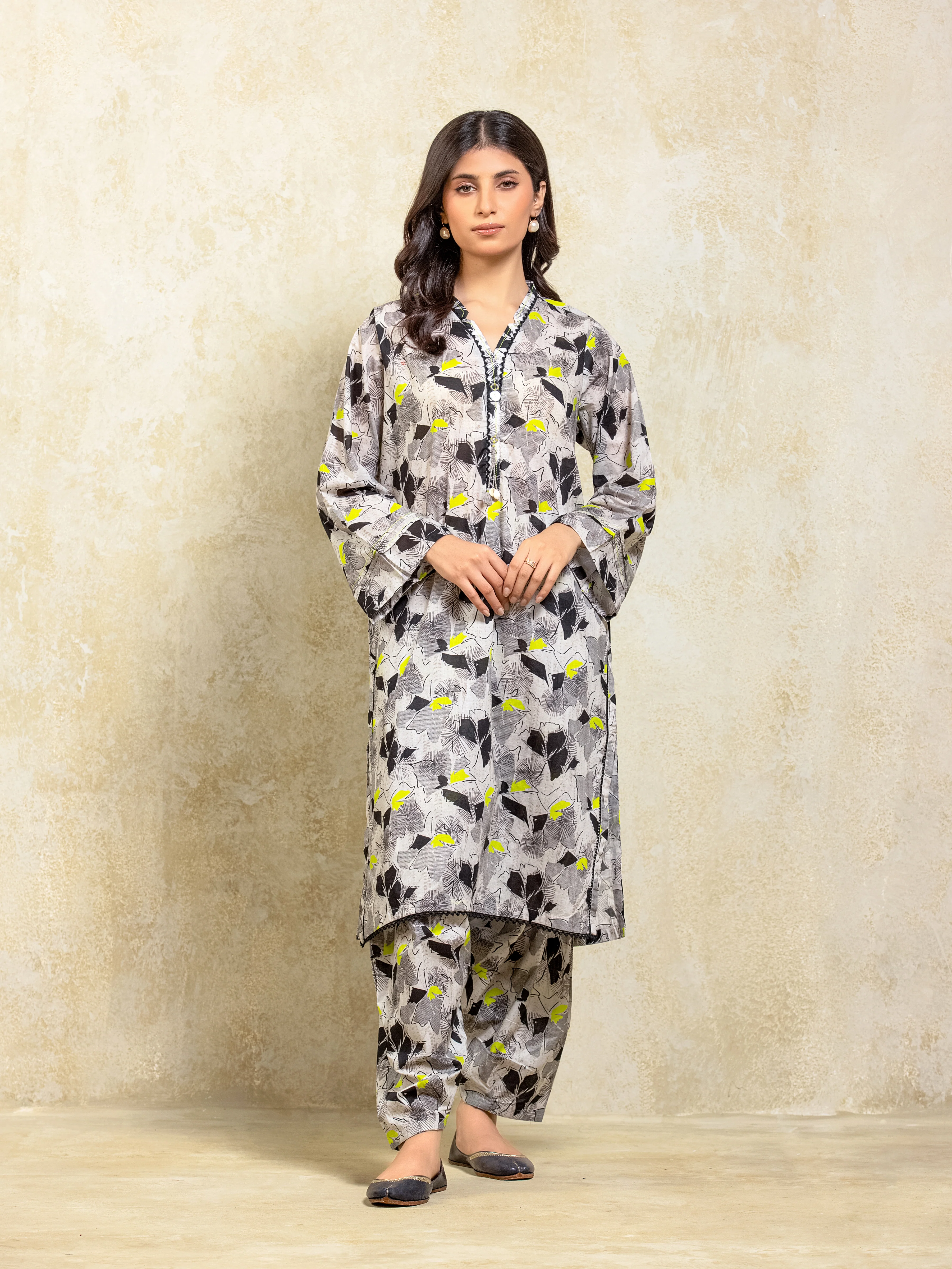 Printed Lawn Co-Ord Set - EWTKP5-81874ST