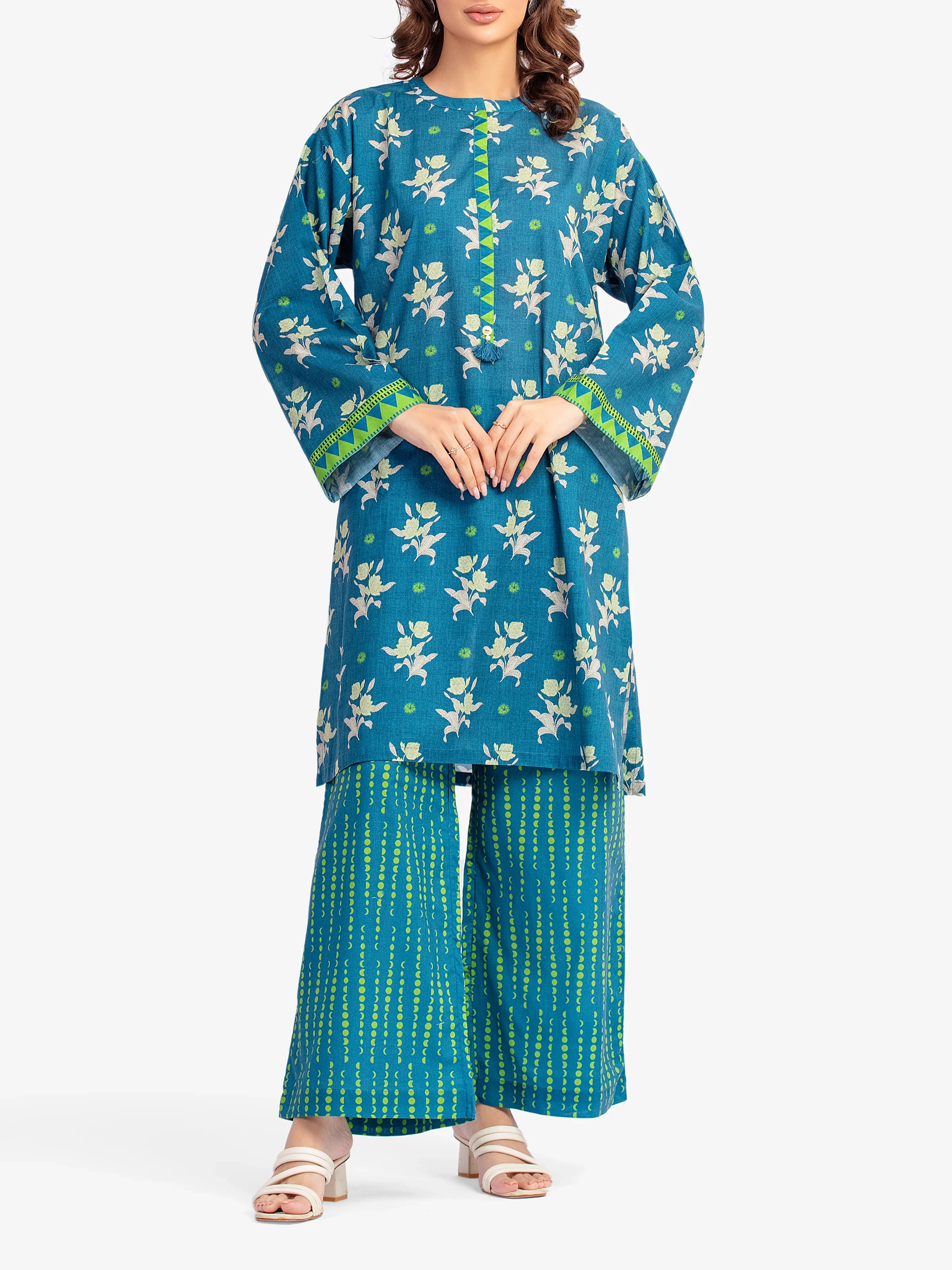 Printed Lawn Co-Ord Set - EWTKP5-81888ST