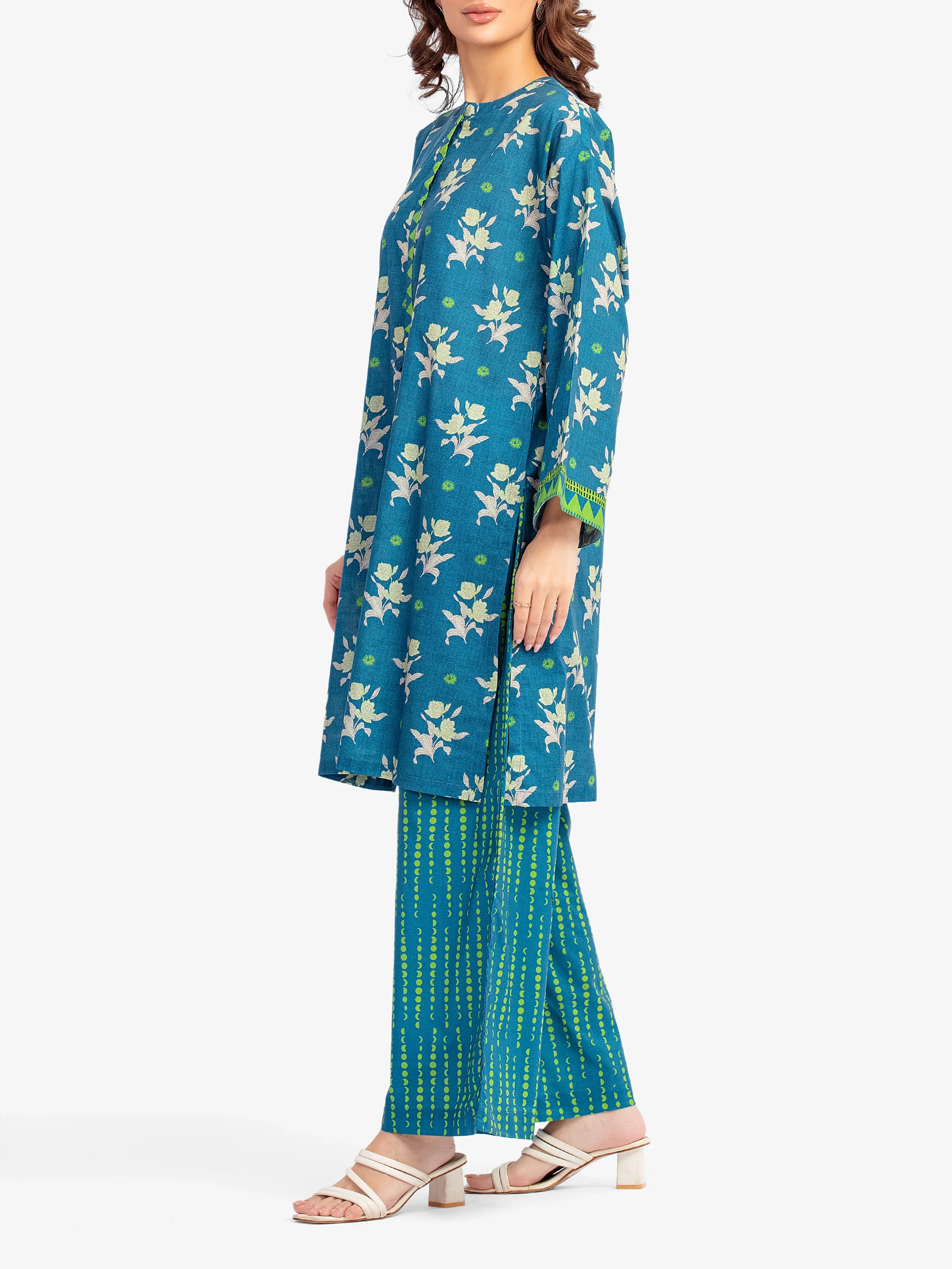 Printed Lawn Co-Ord Set - EWTKP5-81888ST - Image 2