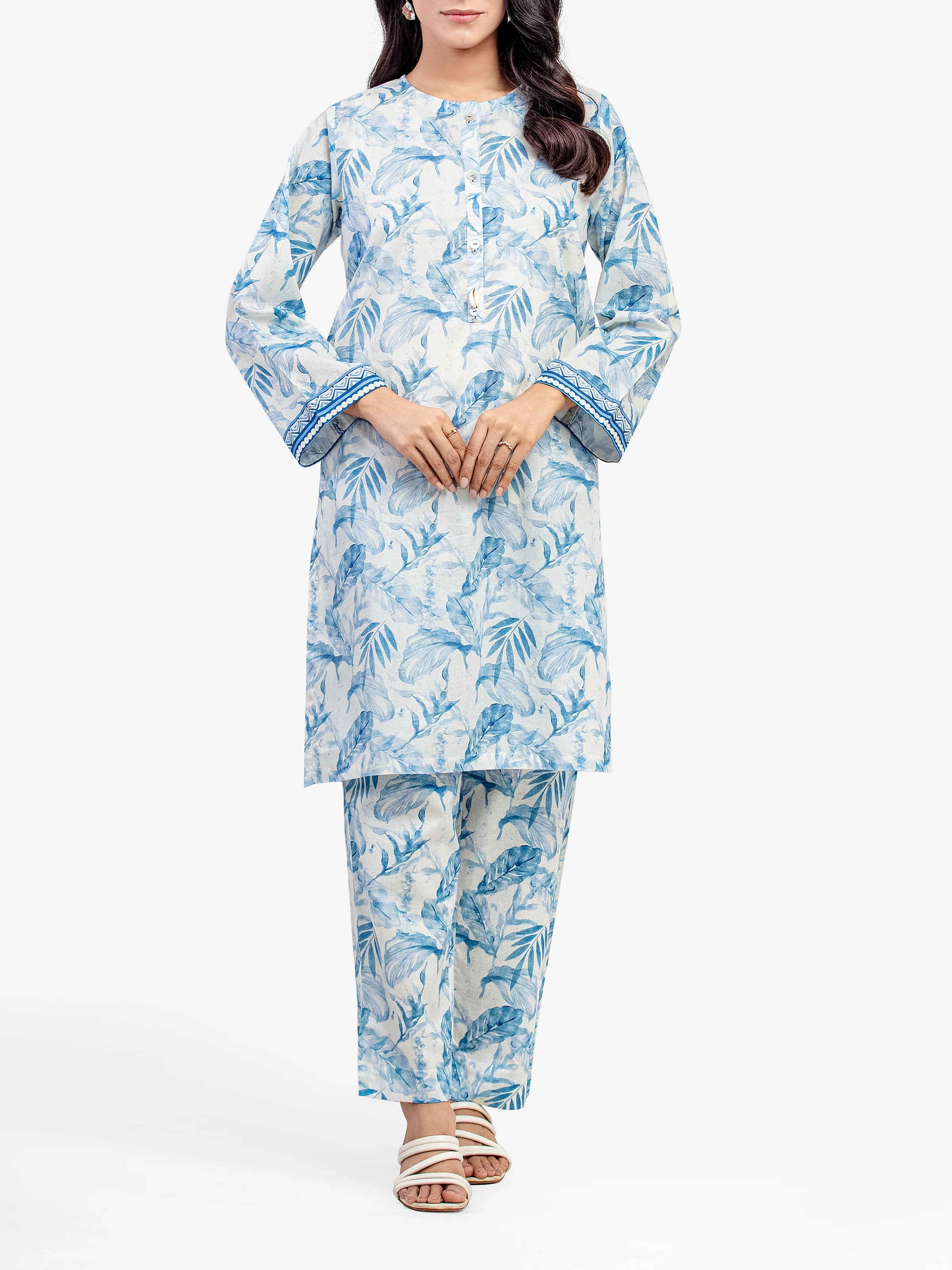 Printed Lawn Co-Ord Set - EWTKP5-81892ST