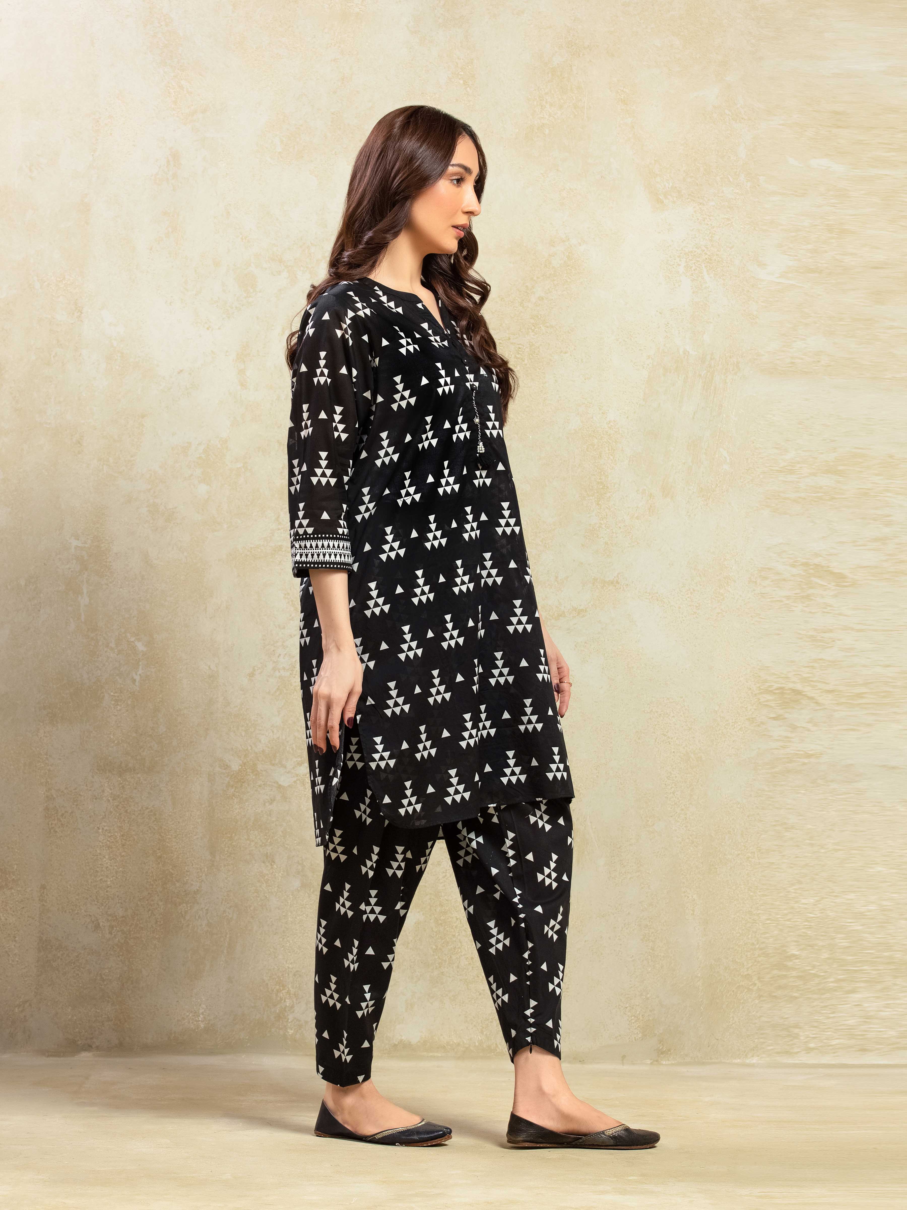 Printed Lawn Co-Ord Set - EWTKP5-81900ST - Image 5