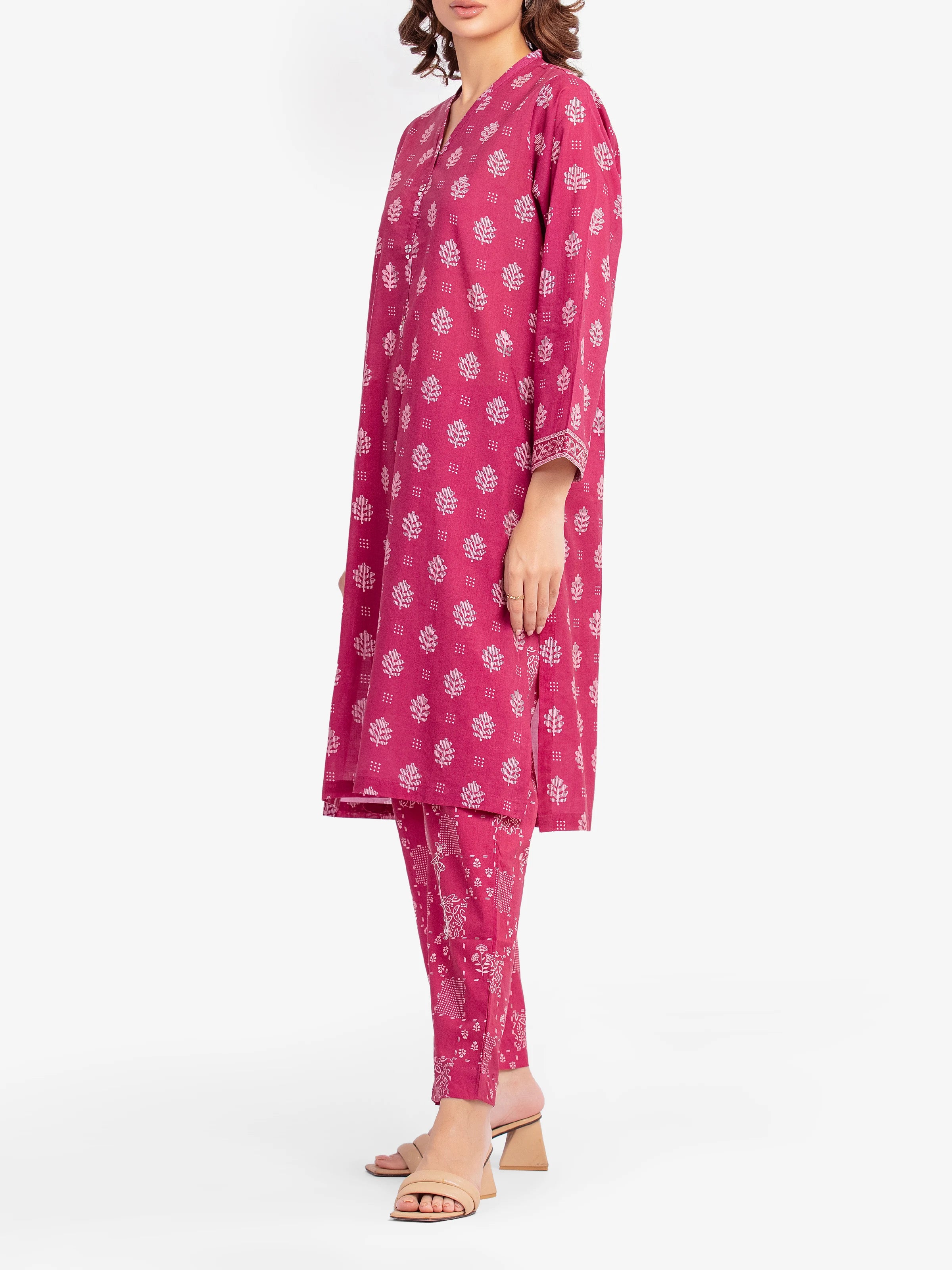 Printed Lawn Co-Ord Set - EWTKP5-82088ST - Image 2
