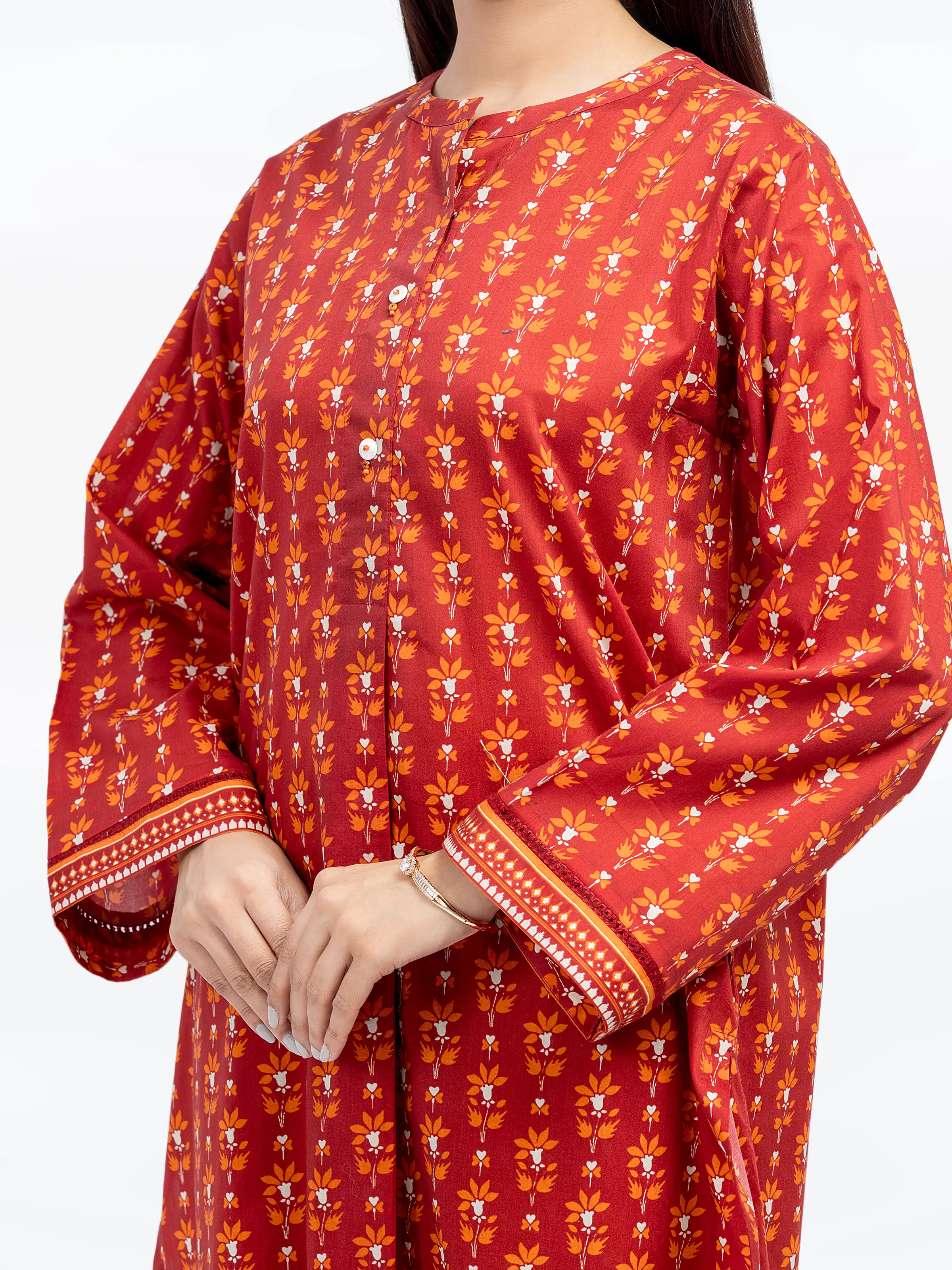 Printed Lawn Co-Ord Set - EWTKP5-82125ST - Image 2