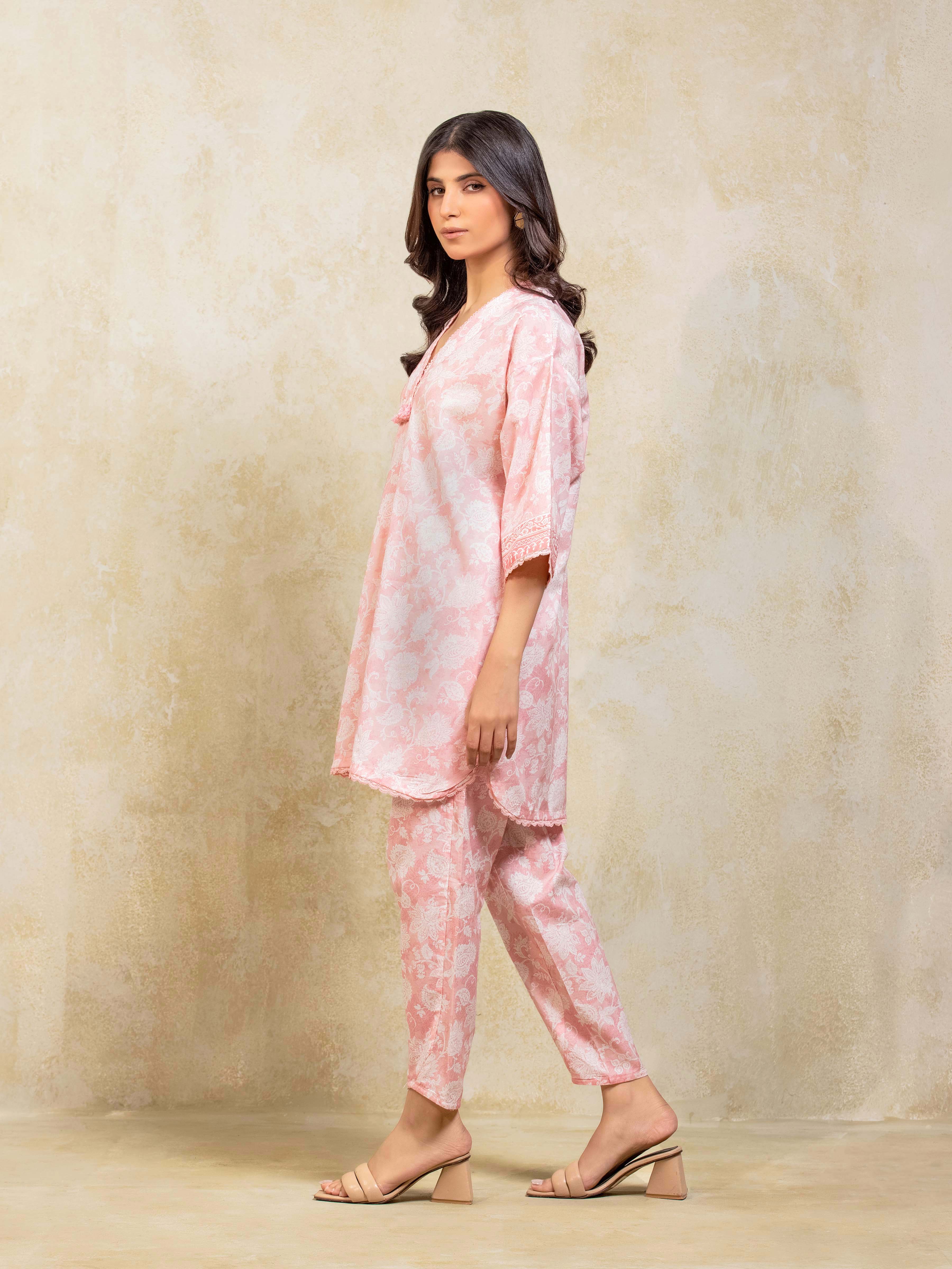 Printed Lawn Co-Ord Set - EWTKP5-82381ST - Image 5