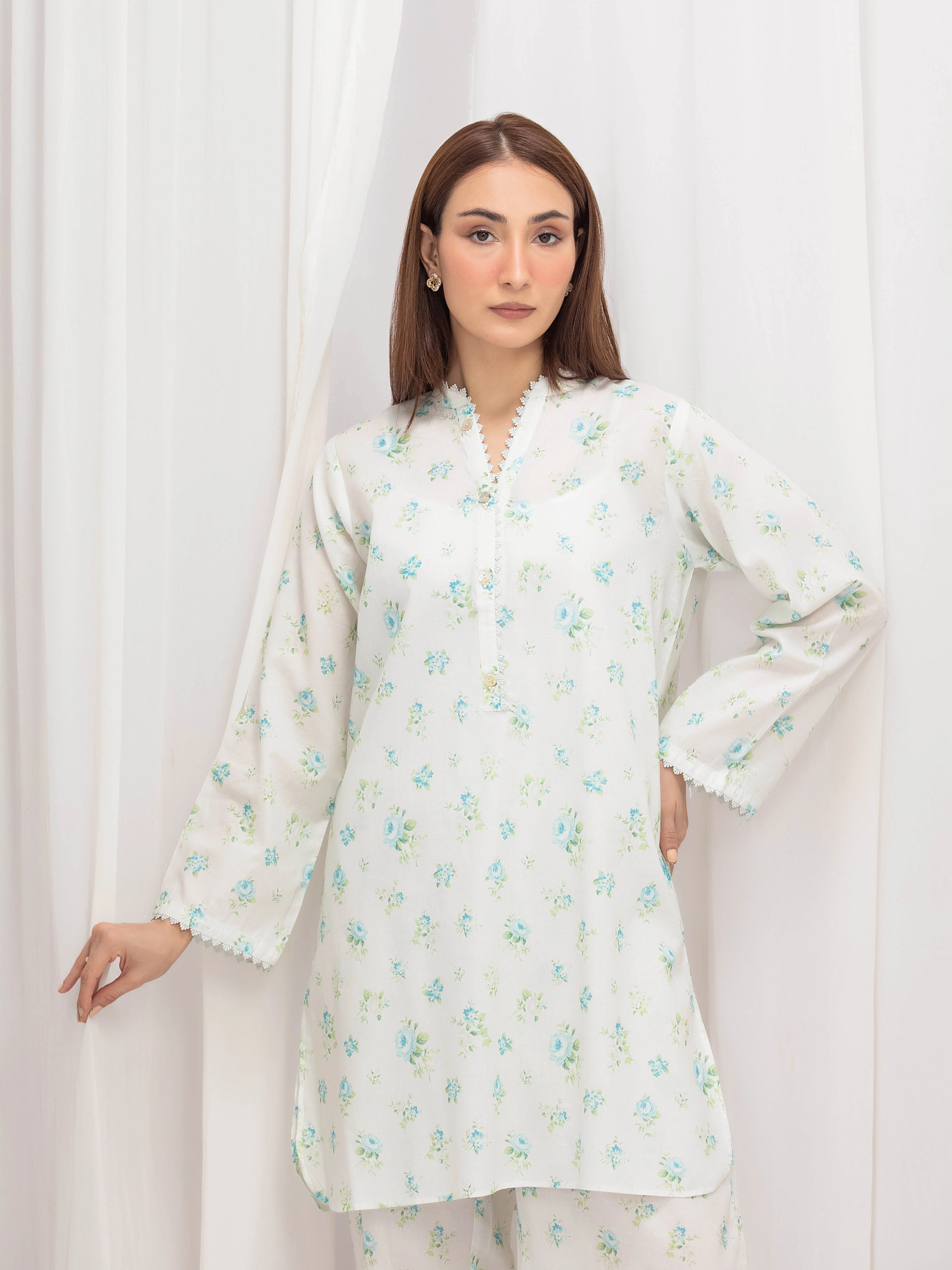 Pret Printed Lawn Co-ord Set - EWTKP5-85000ST - Image 2