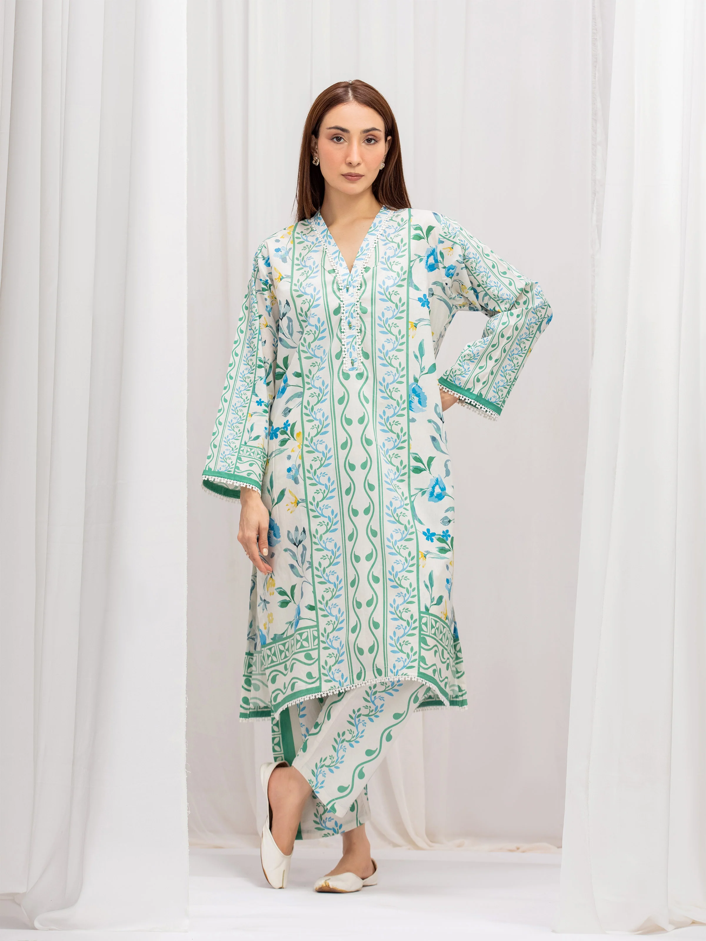 Pret Printed Lawn Co-Ord Set - EWTKP5-85030ST