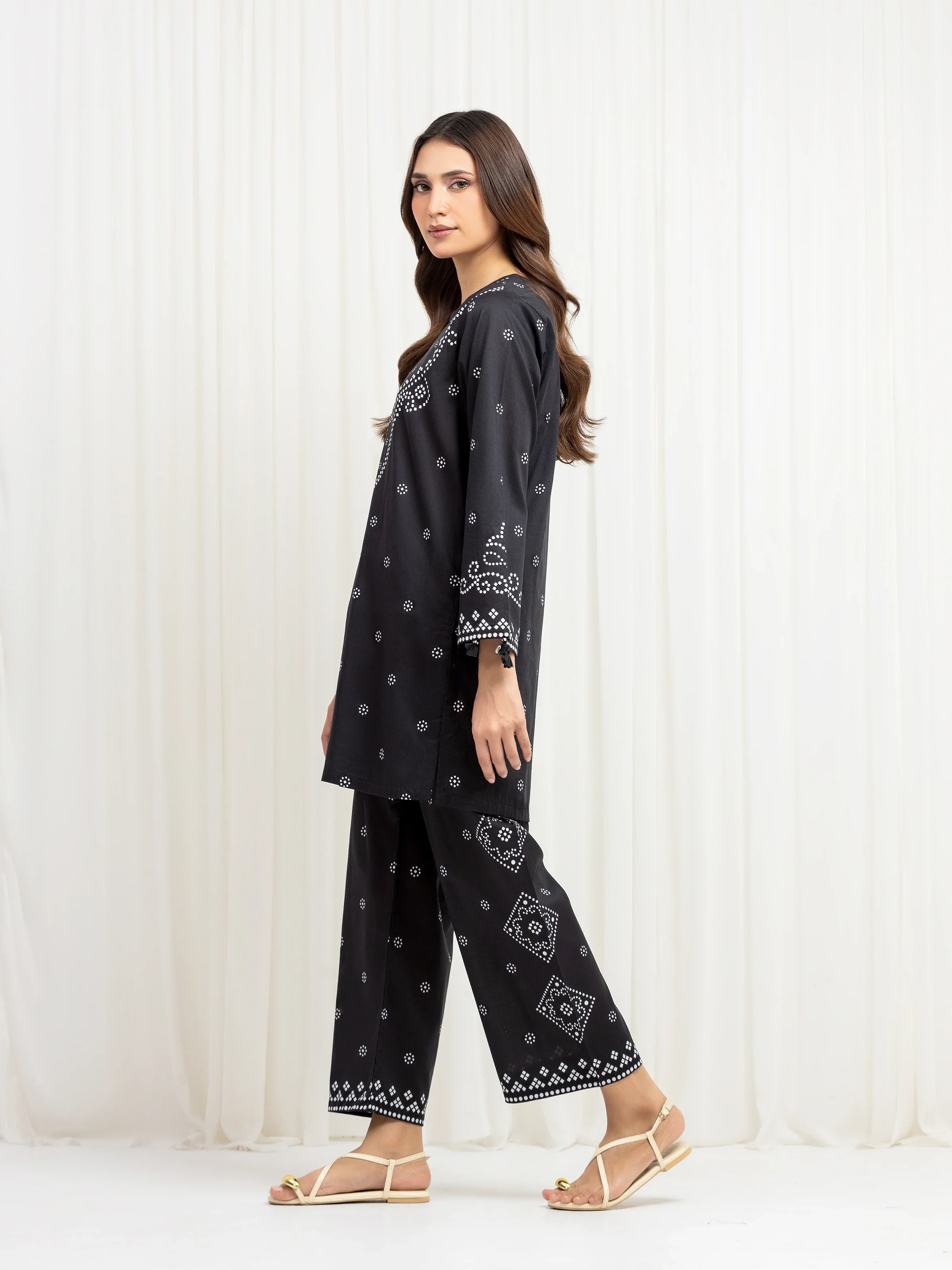 Printed Lawn Co-Ord Set - EWTKP6-86021ST - Image 4