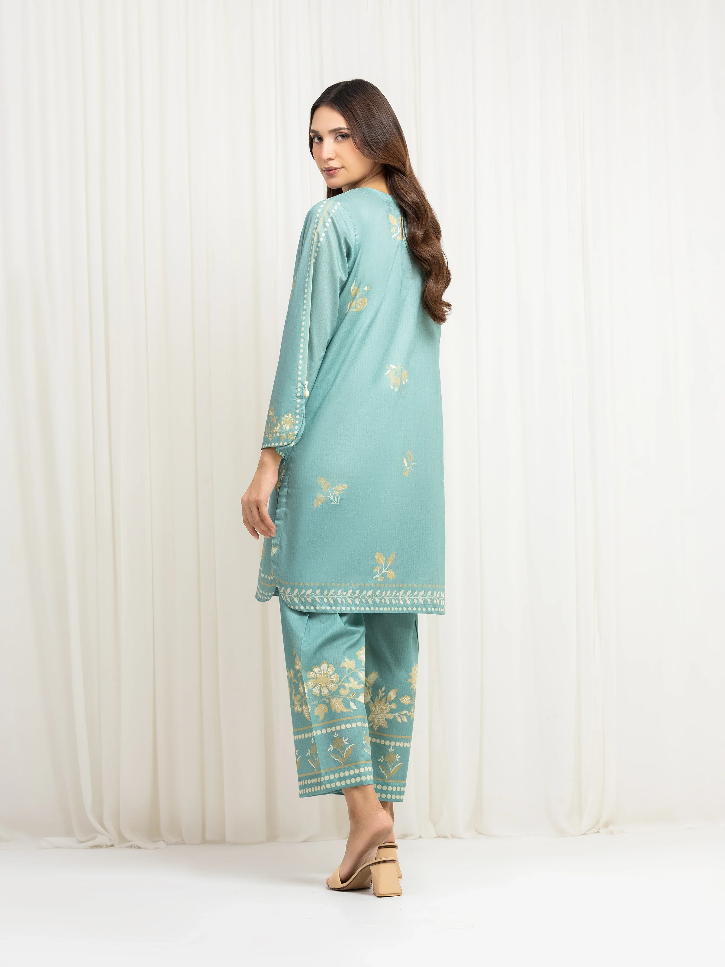 Printed Lawn Co-Ord Set - EWTKP6-86027ST - Image 6