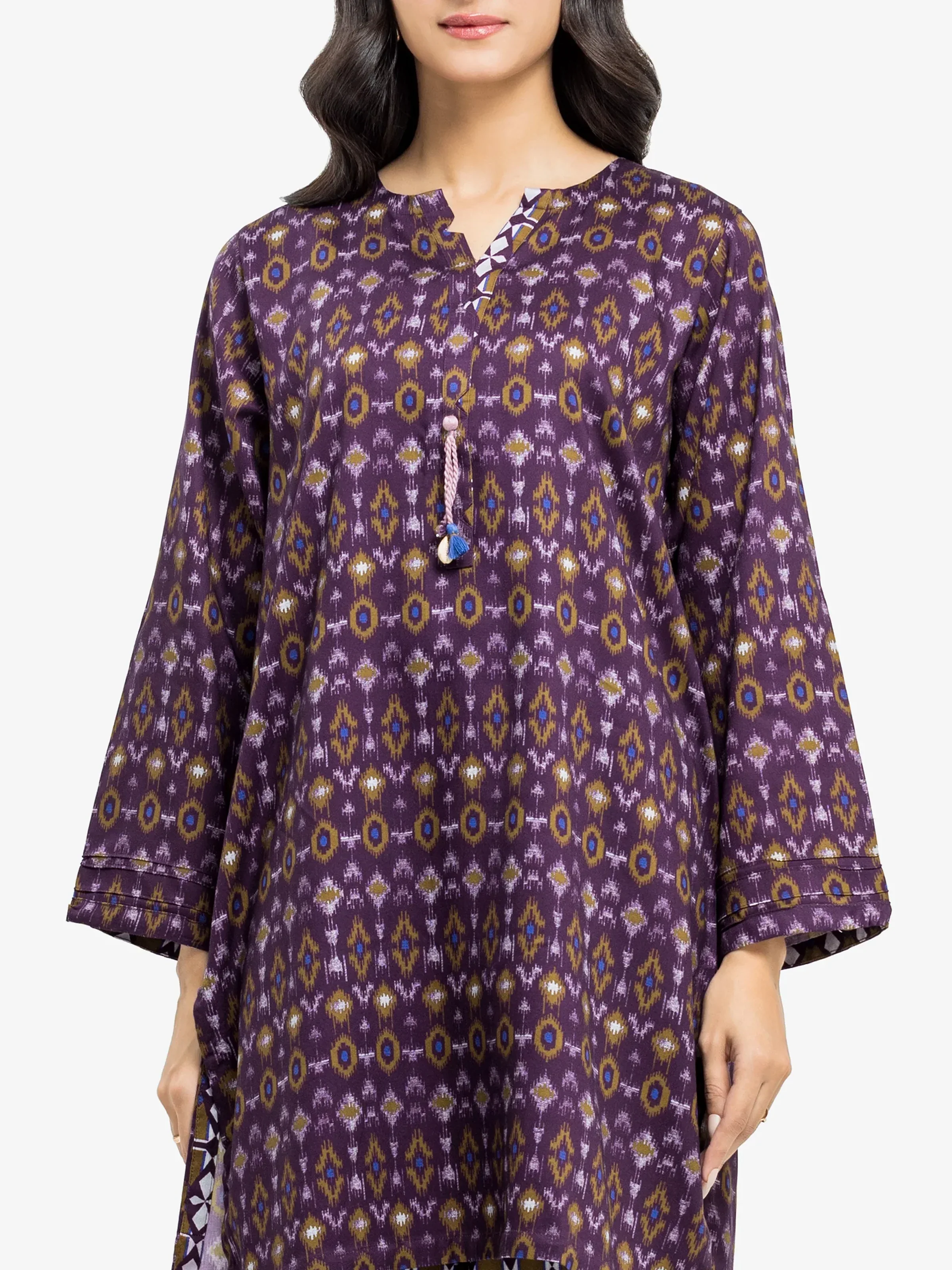 Printed Viscose Co-Ord Set - EWTKP24-81377ST - Image 2
