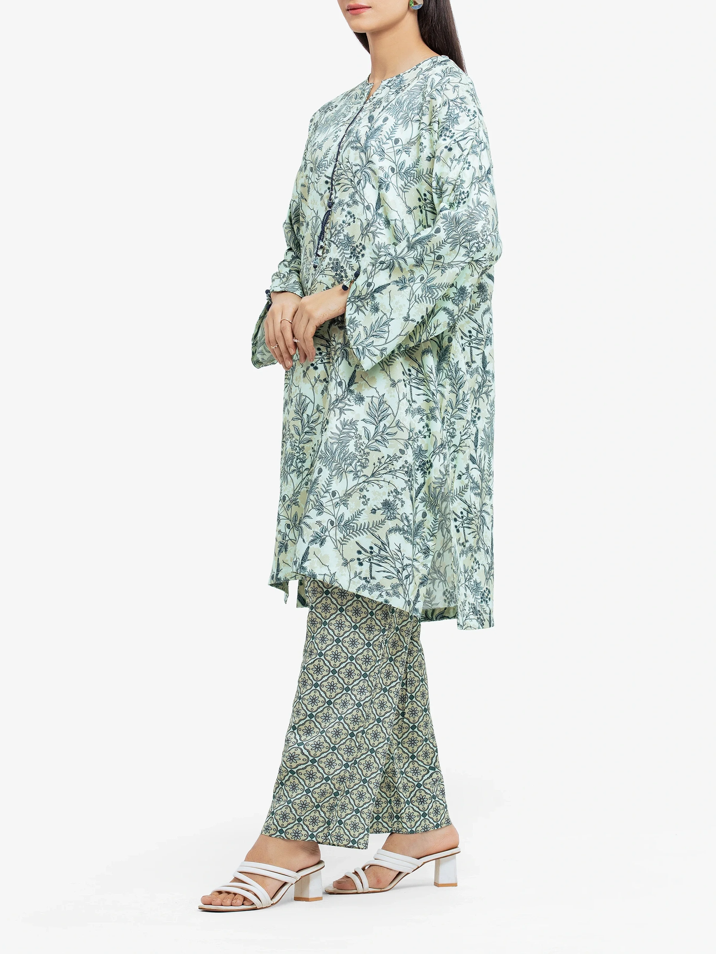 Printed Viscose Co-Ord Set - EWTKP24-81383ST - Image 4