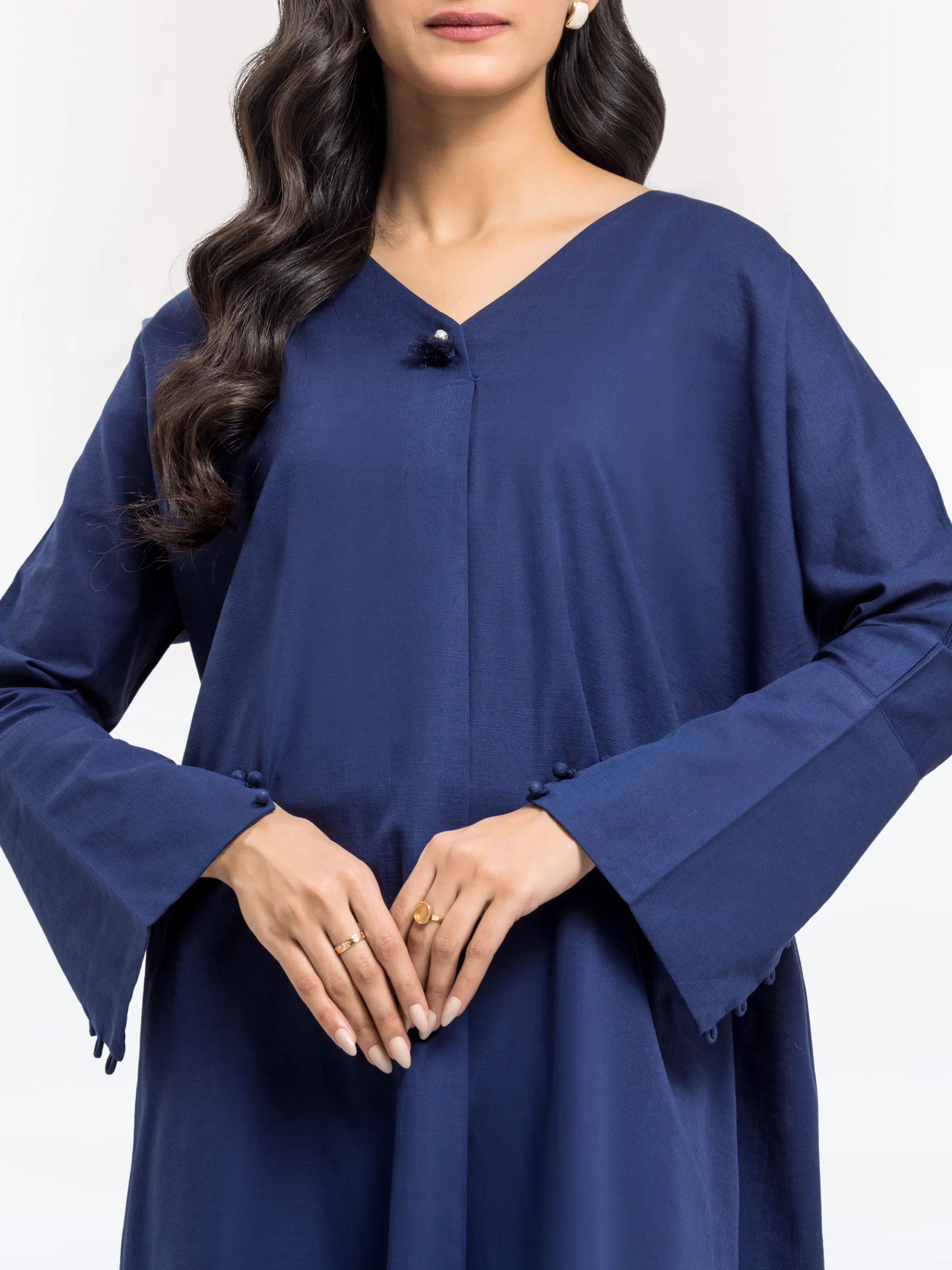 Solid Khaddar Co-Ord Set - EWTKS24-81398ST - Image 2