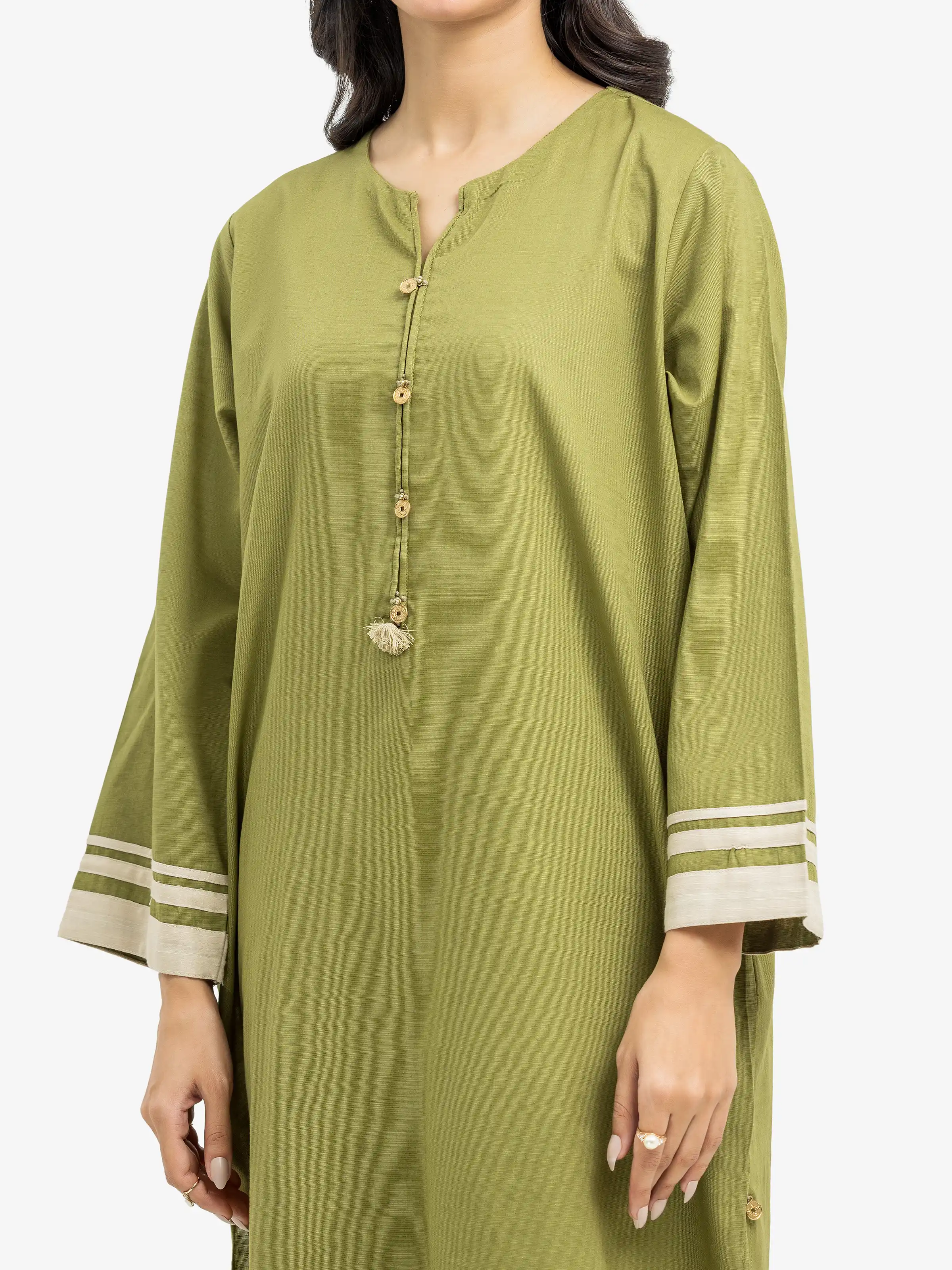 Solid Khaddar Shirt Trouser - EWTKS24-81400ST - Image 3