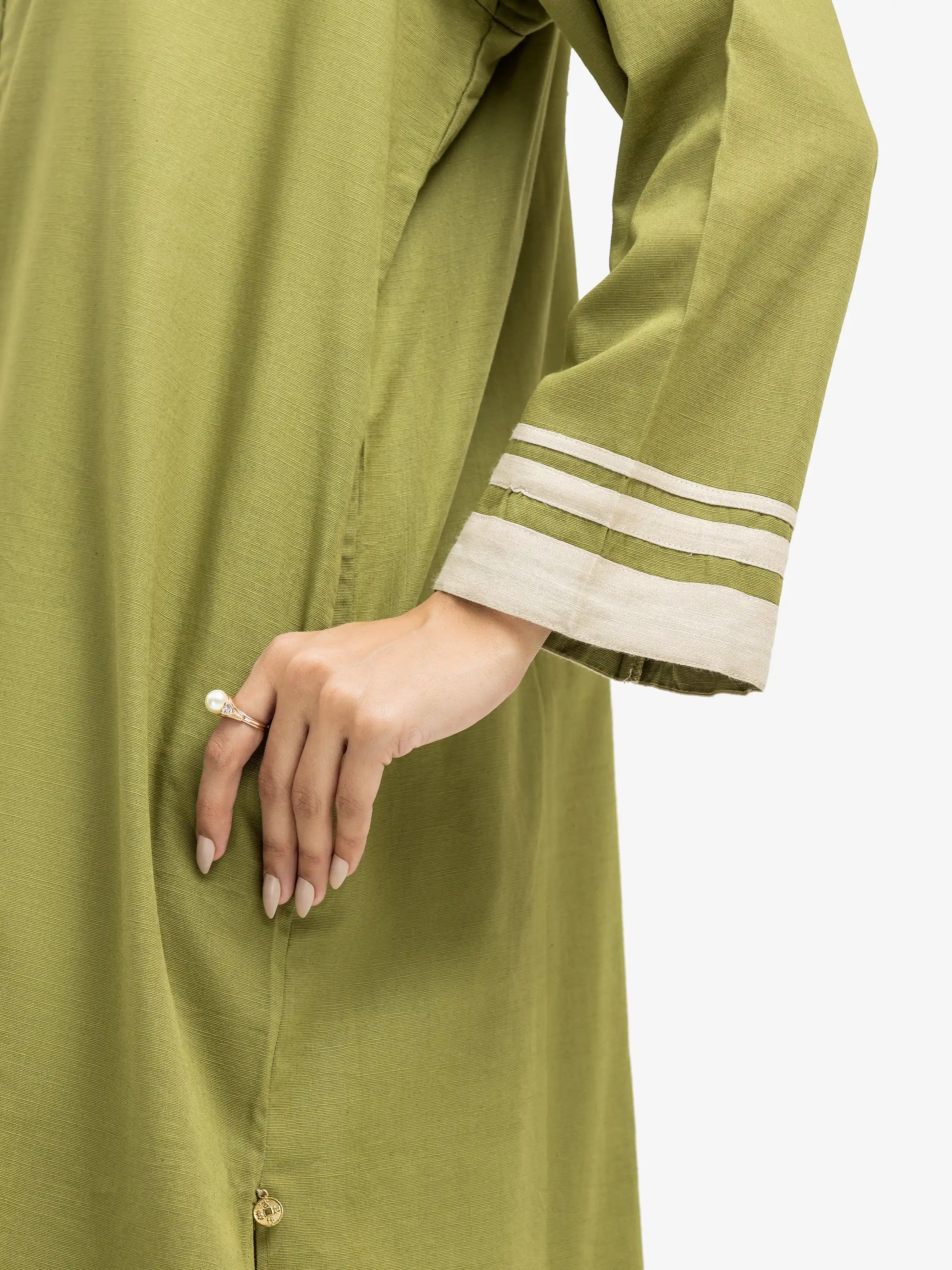 Solid Khaddar Shirt Trouser - EWTKS24-81400ST - Image 4