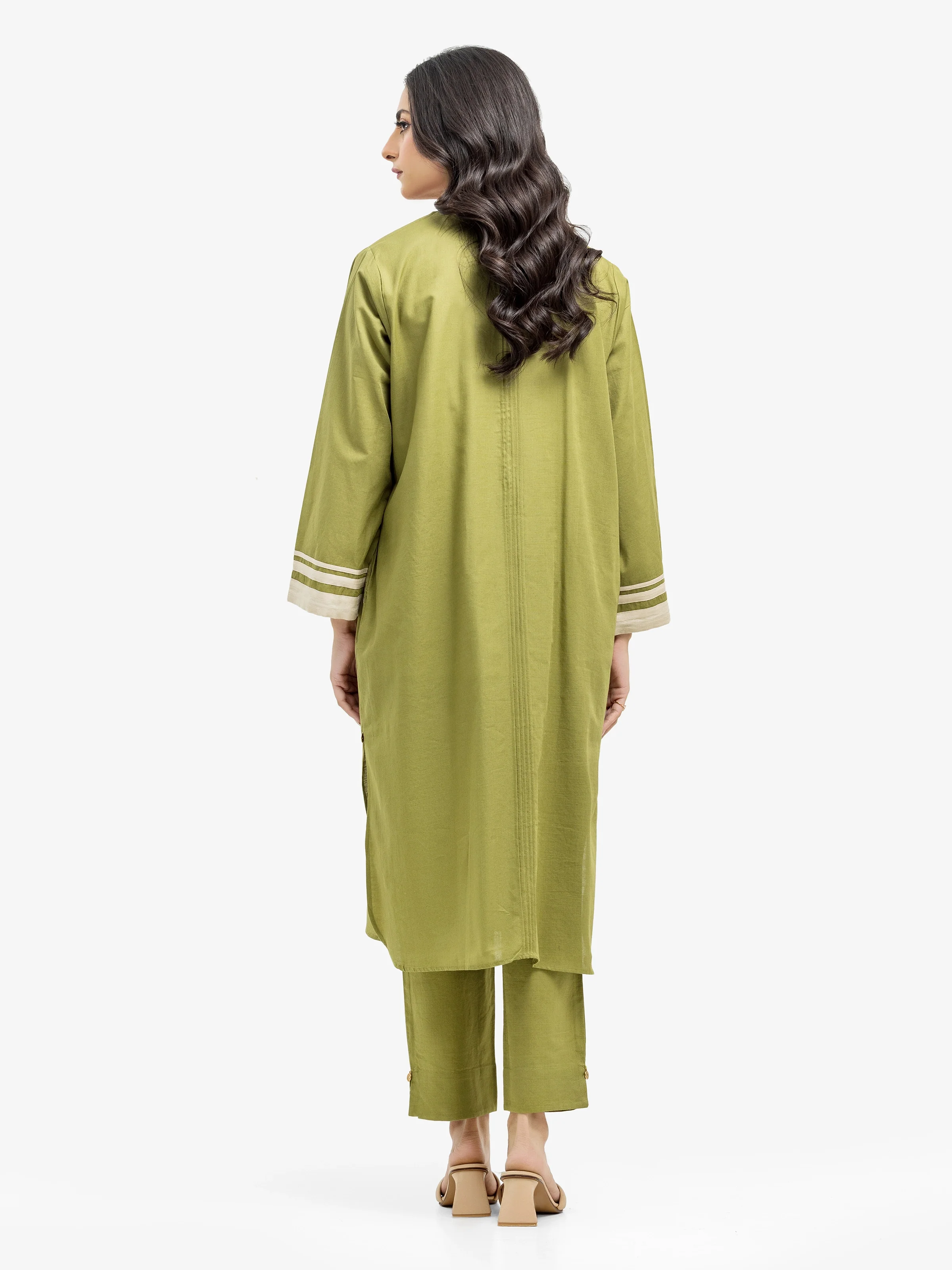 Solid Khaddar Shirt Trouser - EWTKS24-81400ST - Image 5