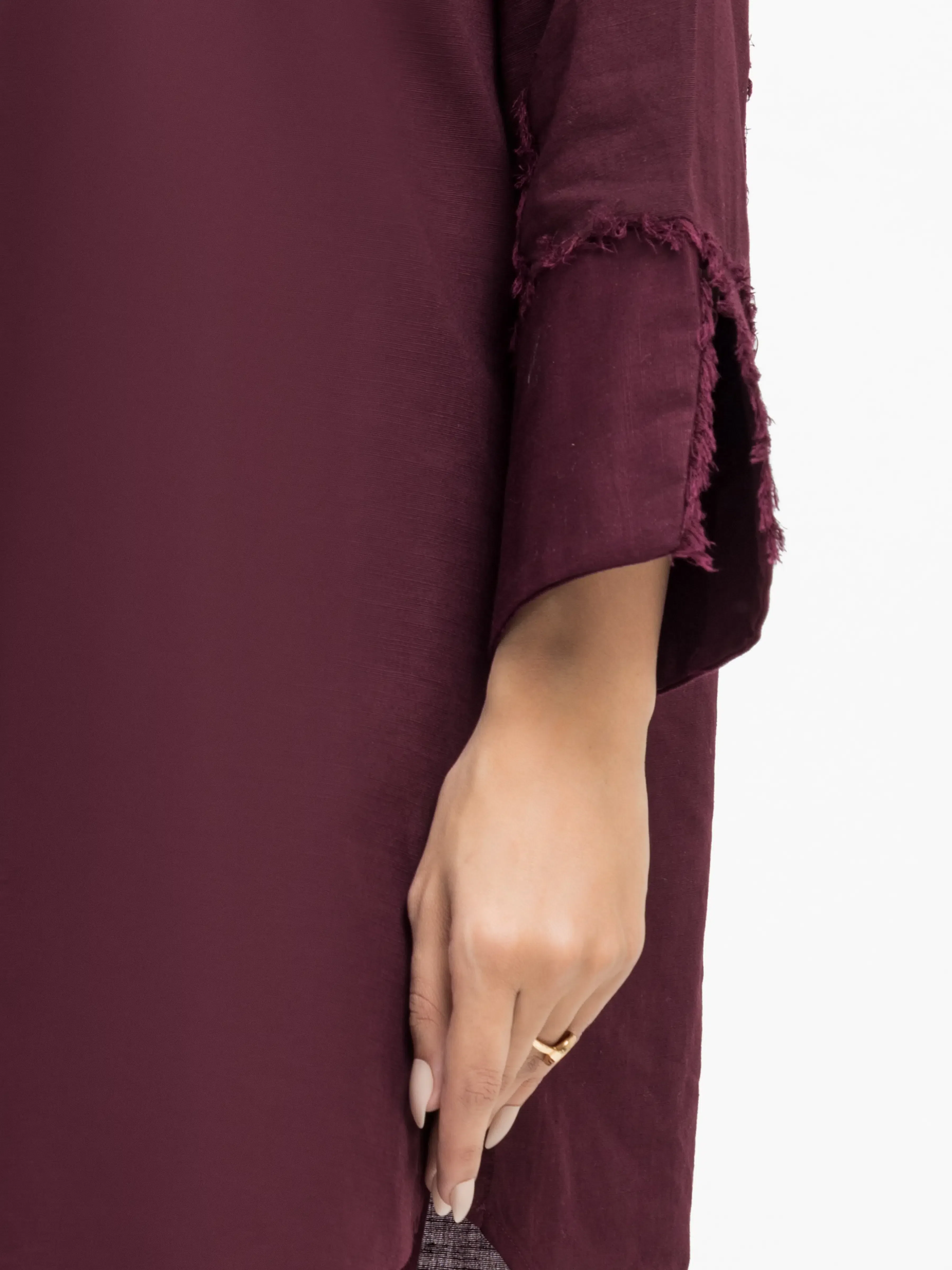Solid Khaddar Co-Ord Set - EWTKS24-81401ST - Image 4