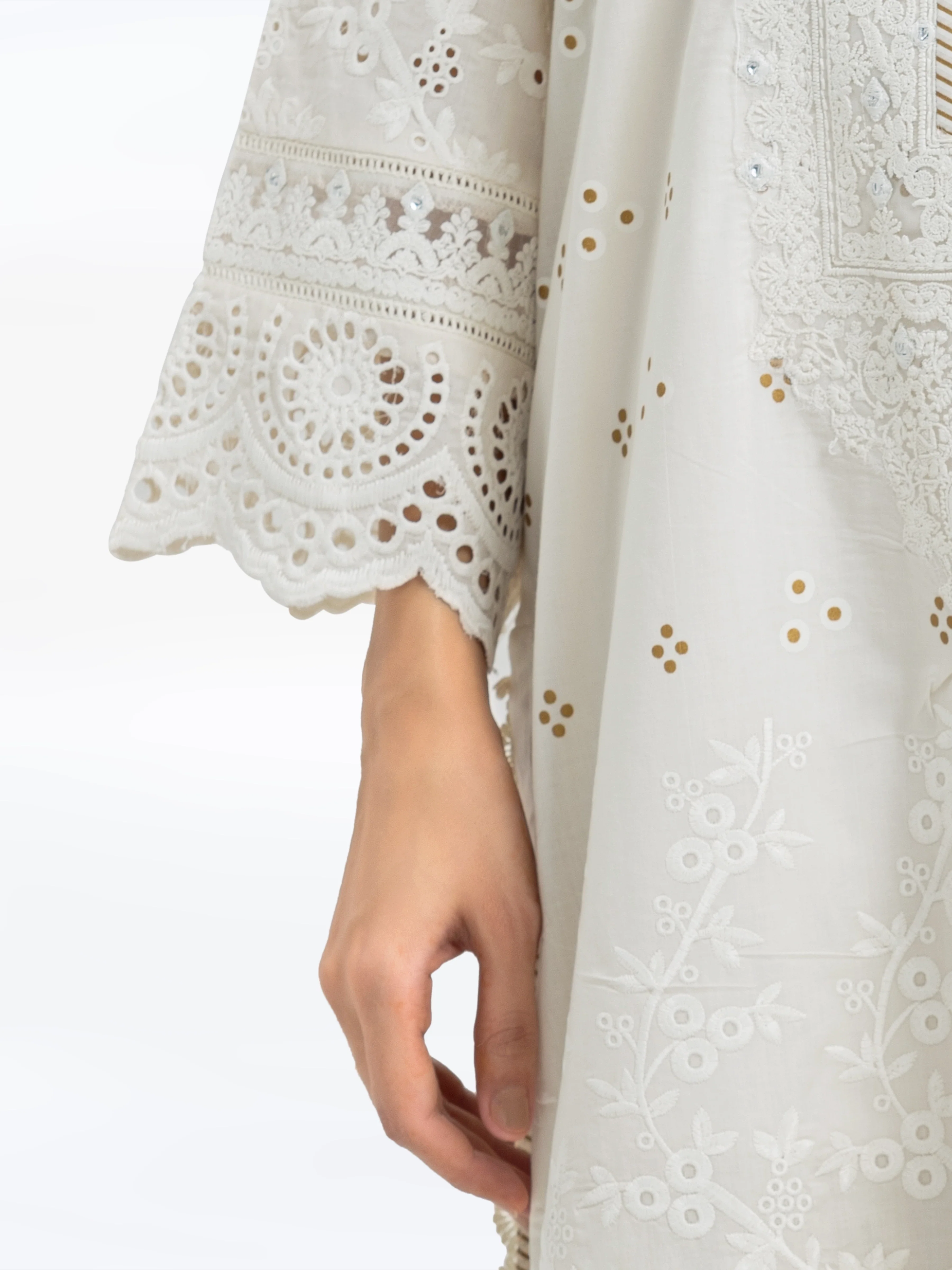 Embroidered Cambric Suit - EWTPLE24-00027-3P - Image 4