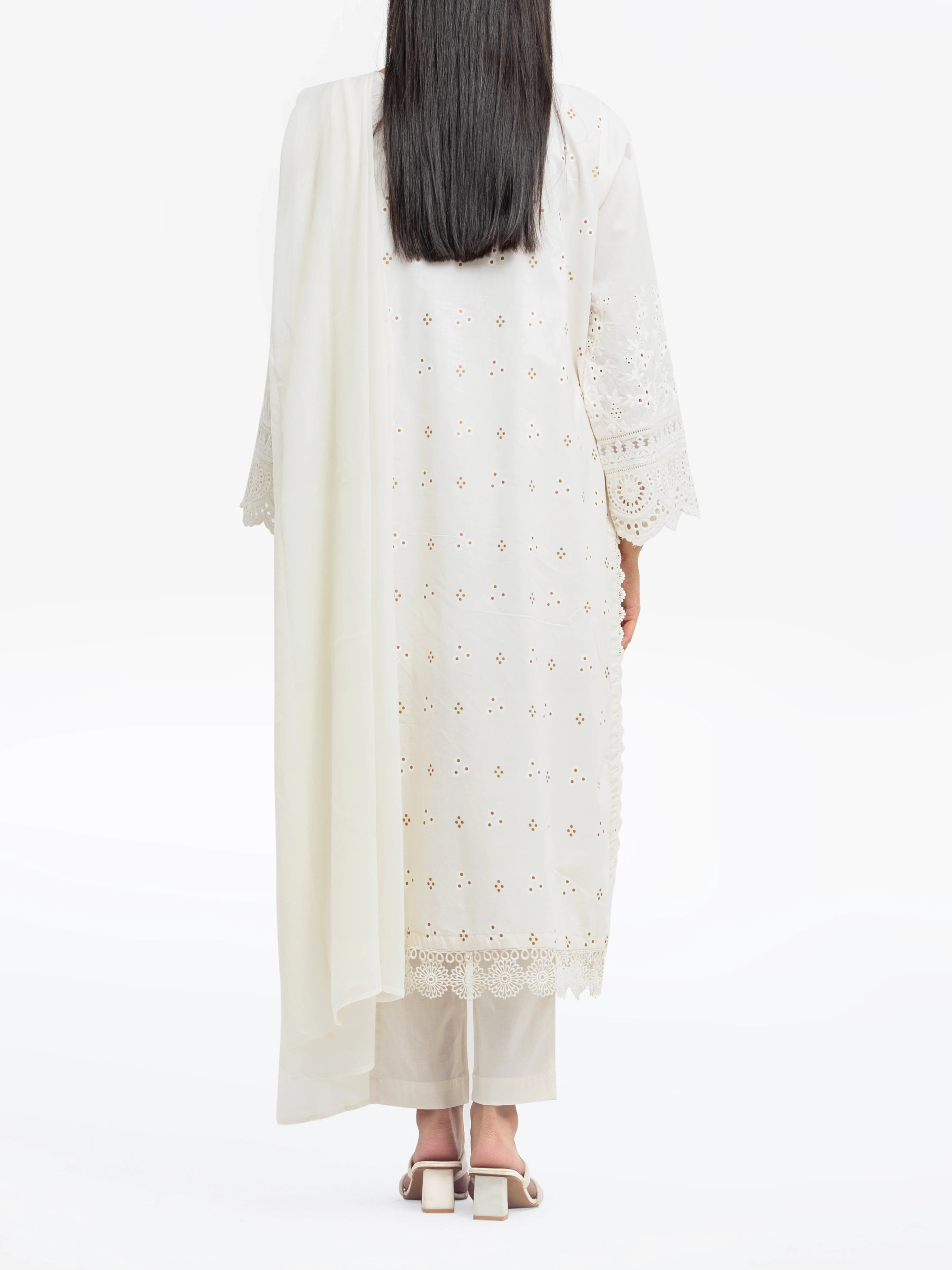 Embroidered Cambric Suit - EWTPLE24-00027-3P - Image 6