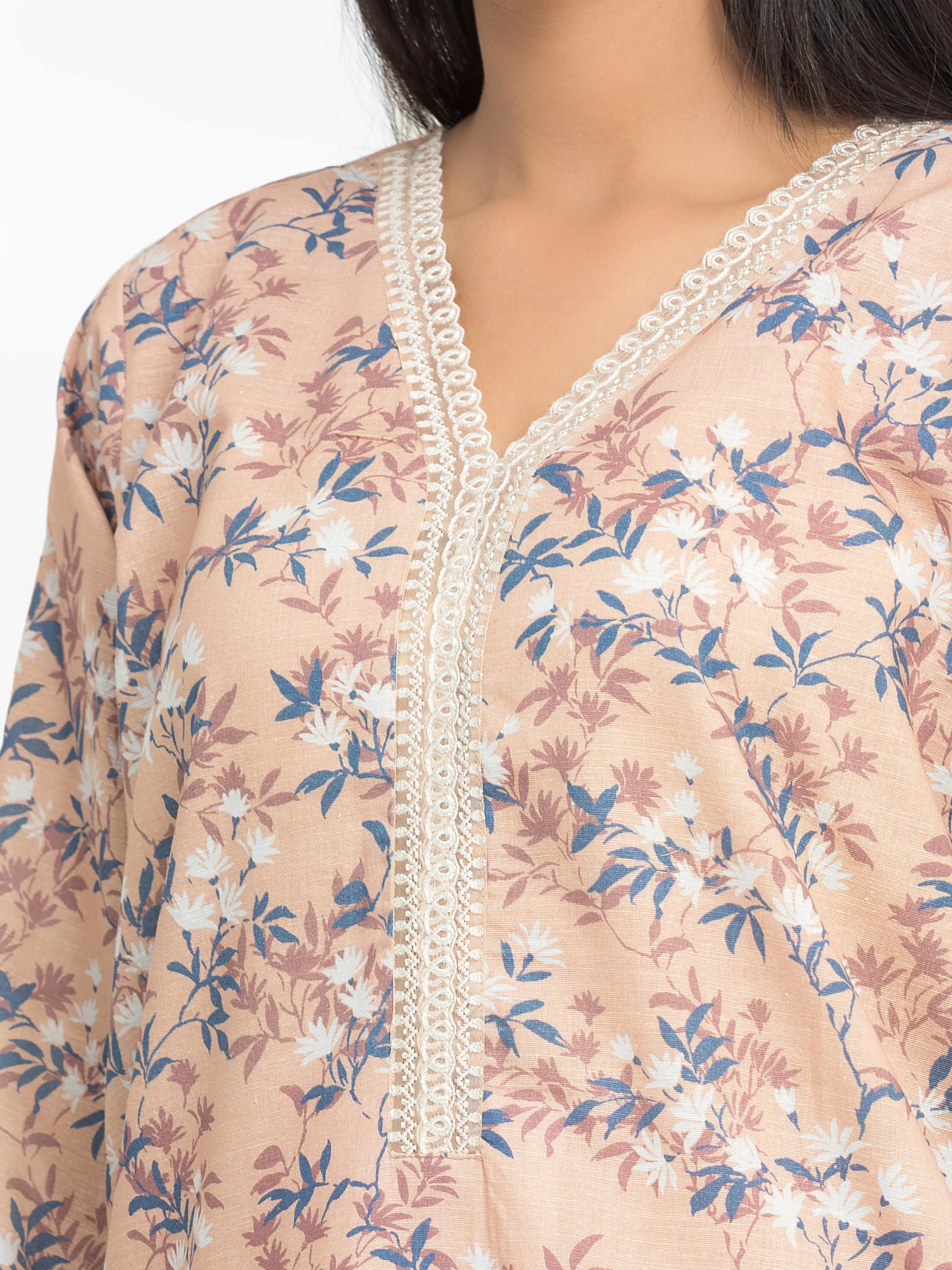 Embroidered Khaddar Suit - EWTKE24-81324-3P - Image 3