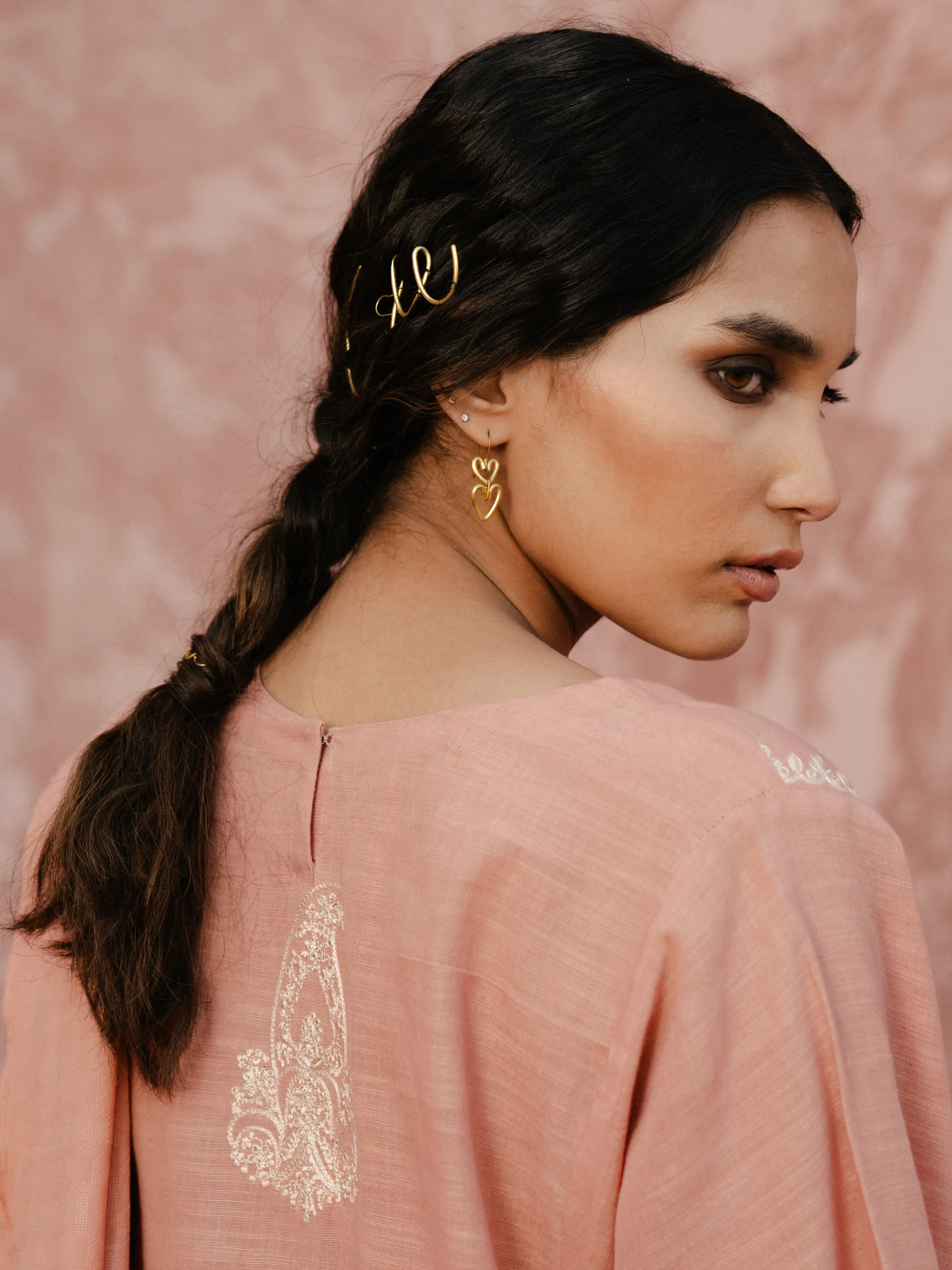 Embroidered Khaddar Suit - EWTKE24-81366-3P - Image 3