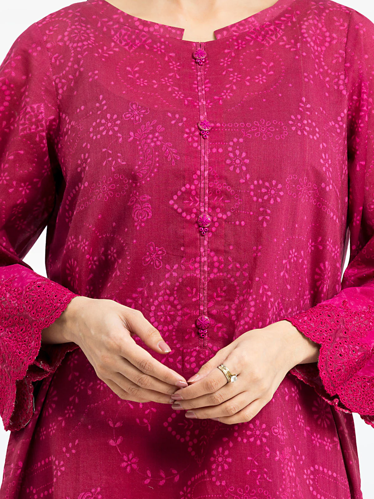 Embroidered Lawn Suit - EWTKE24-80155-3P - Image 3