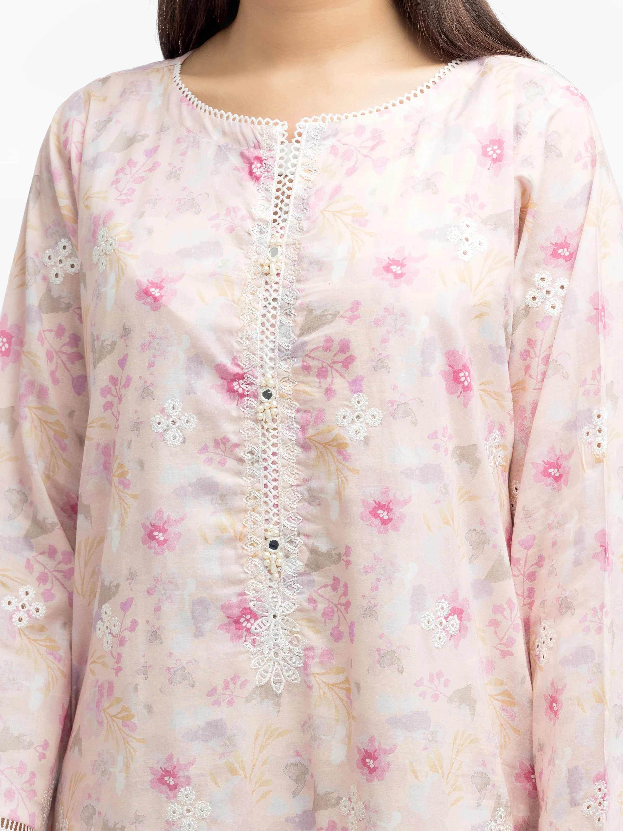 Embroidered Lawn Suit - EWTKE24-81032-3P - Image 3