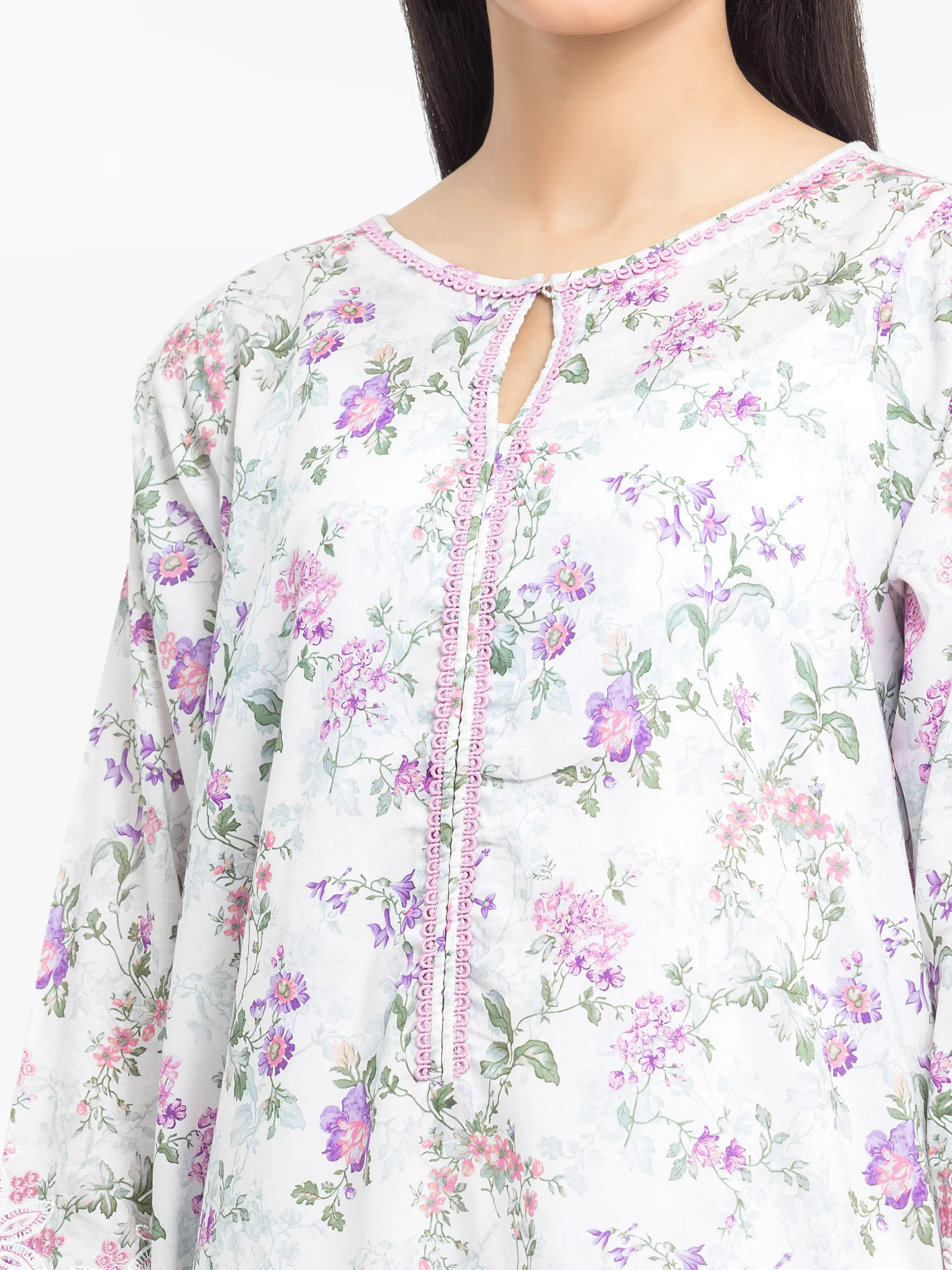Embroidered Lawn Suit - EWTKE24-81150-3P - Image 2