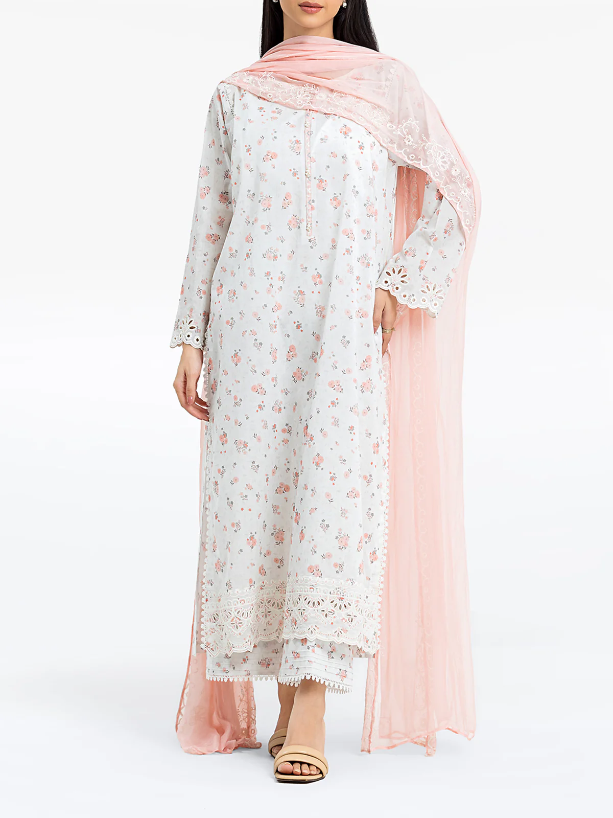 Embroidered Lawn Suit - EWTKE24-81153-3P