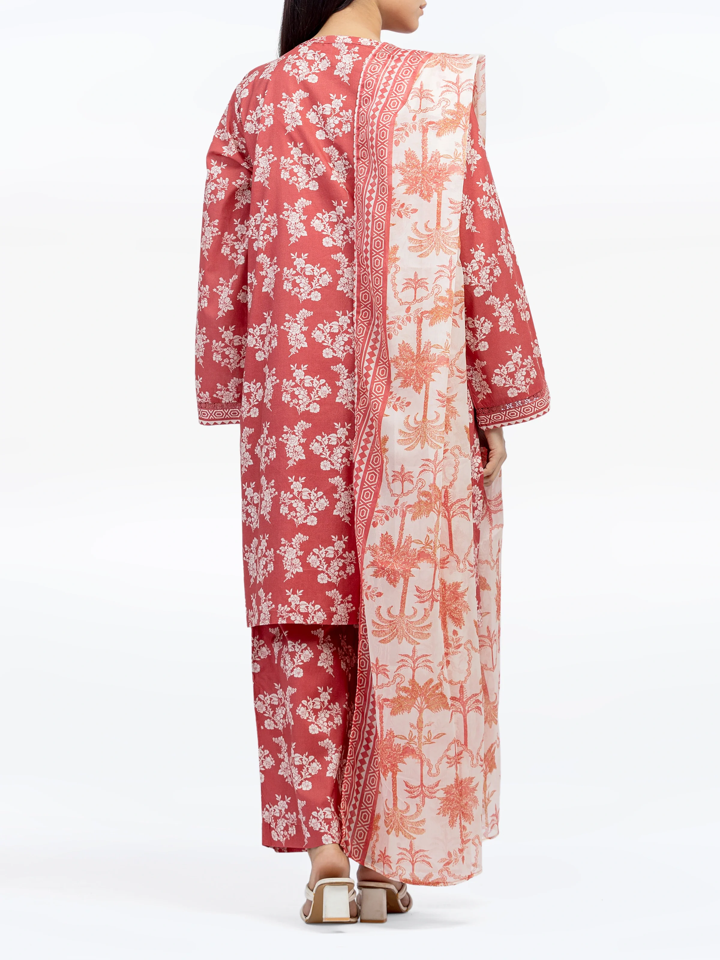 Printed Cambric Suit - EWTKP5-81701-3P - Image 6