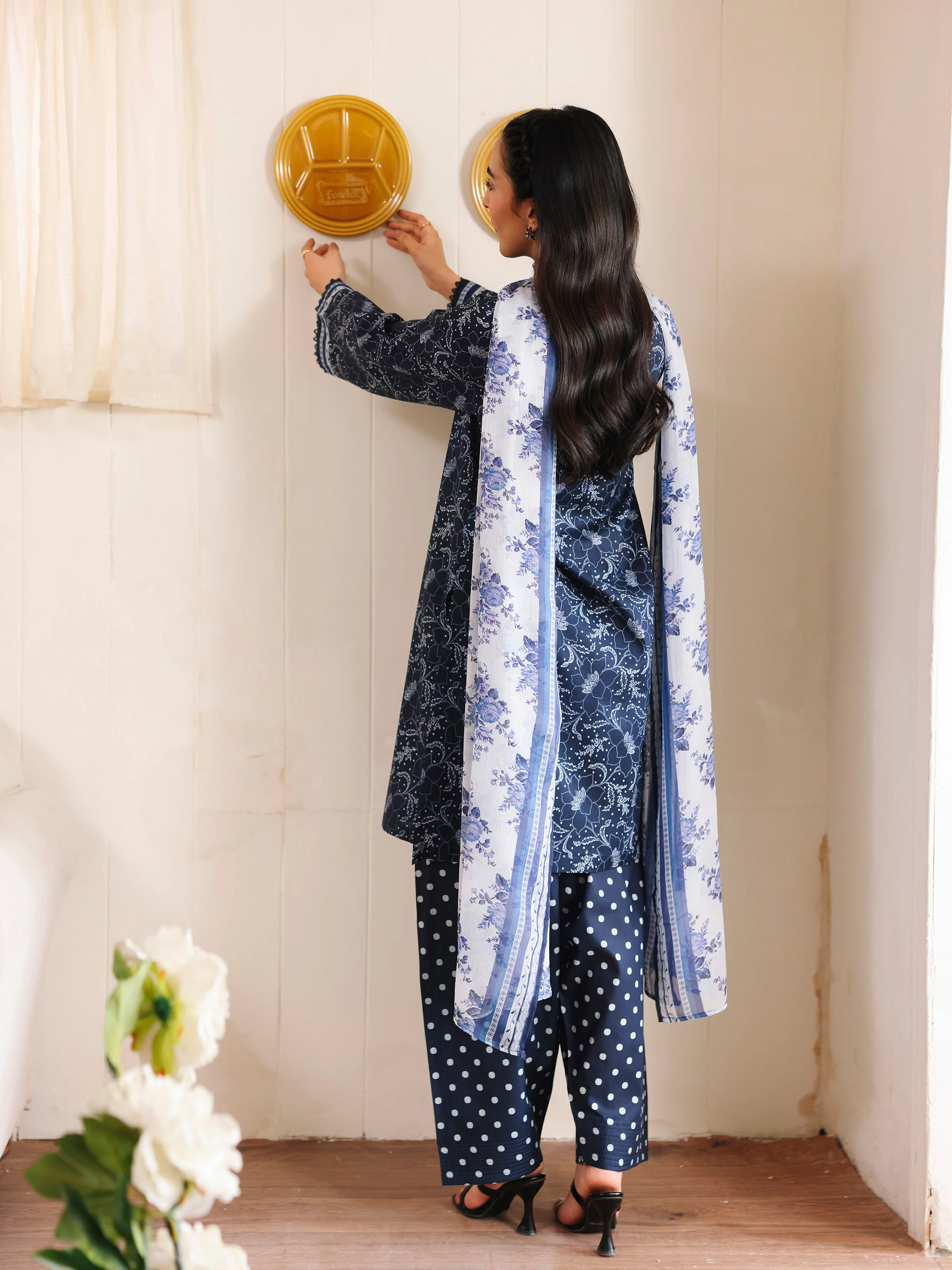Printed Cambric Suit - EWTKP5-81705-3P - Image 6