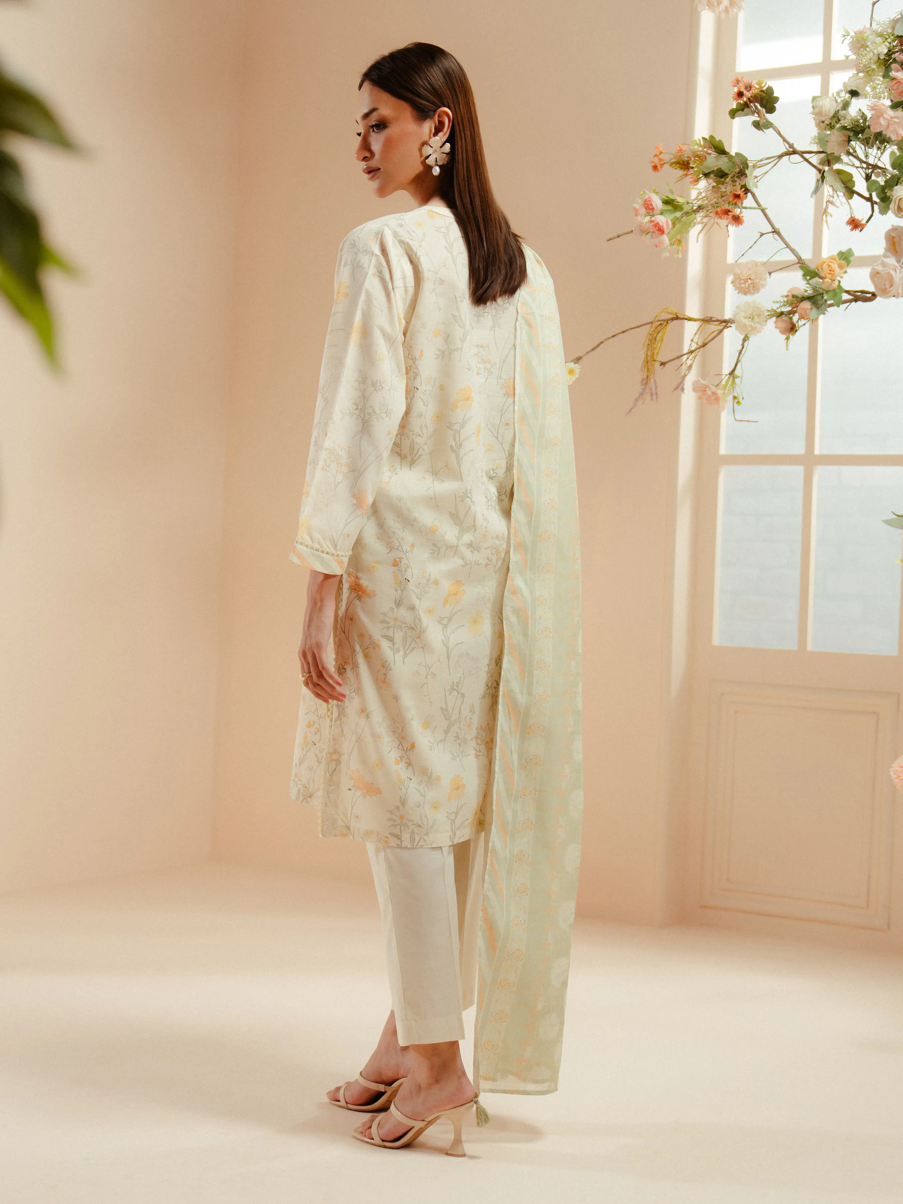 Printed Cambric Suit - EWTKP5-81716-3P - Image 6