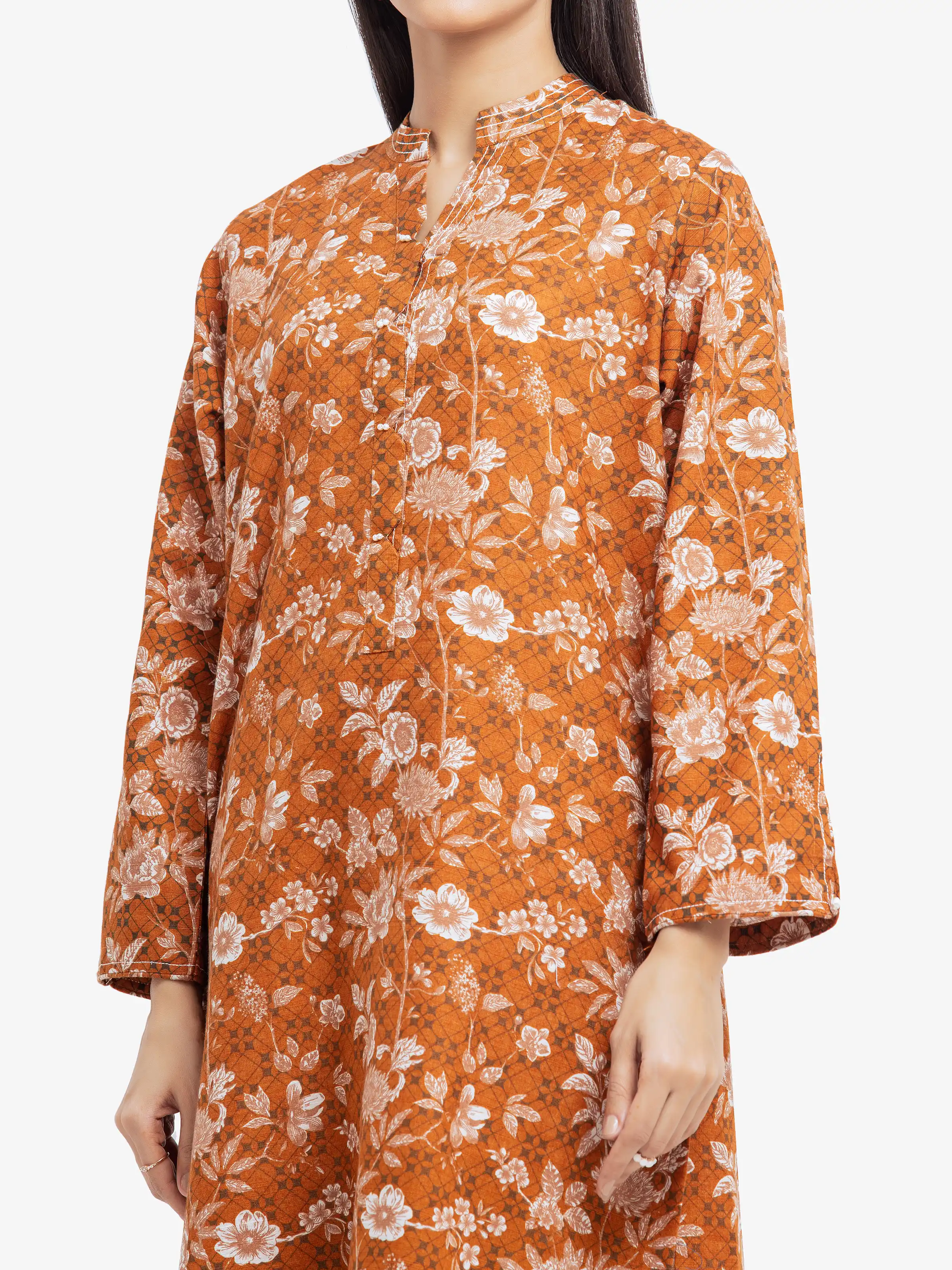 Printed Khaddar Suit - EWTKP24-81073-3P - Image 3