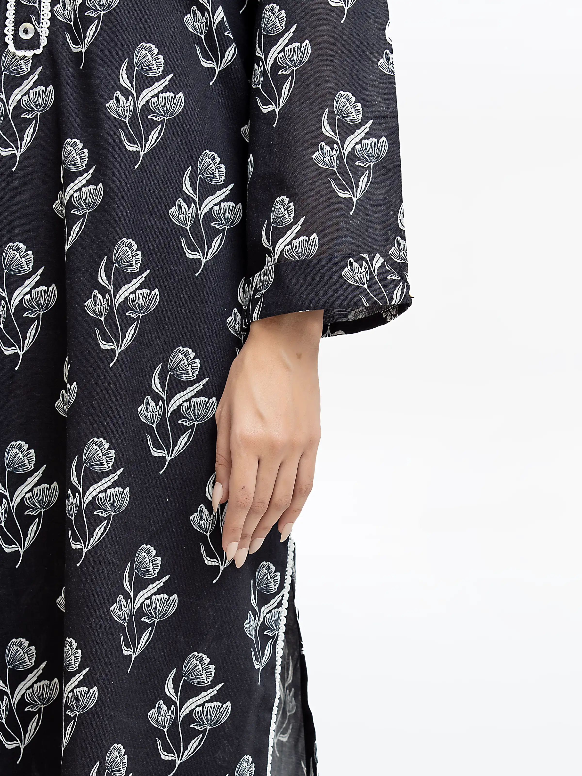 Printed Khaddar Suit - EWTKP24-81359-3P - Image 4